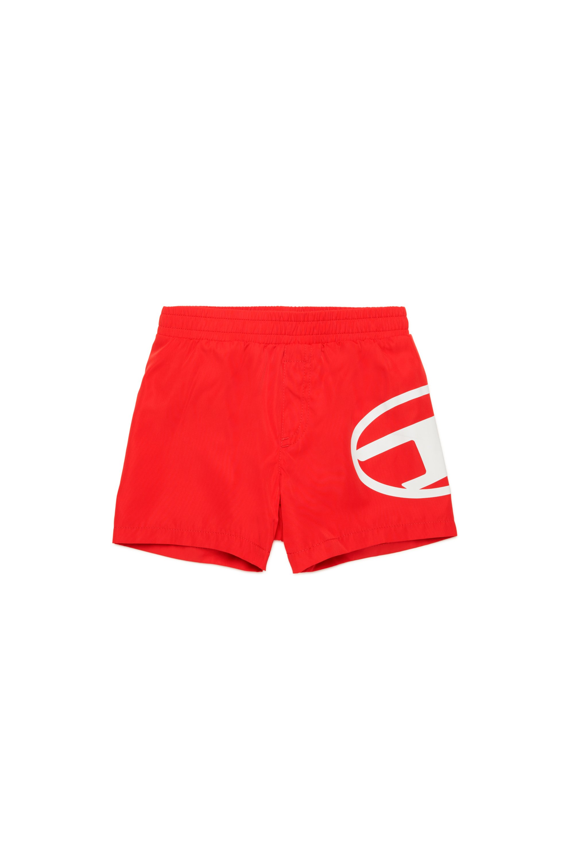 Diesel - MRULB, Male's Swim shorts with Oval D print in レッド - 1
