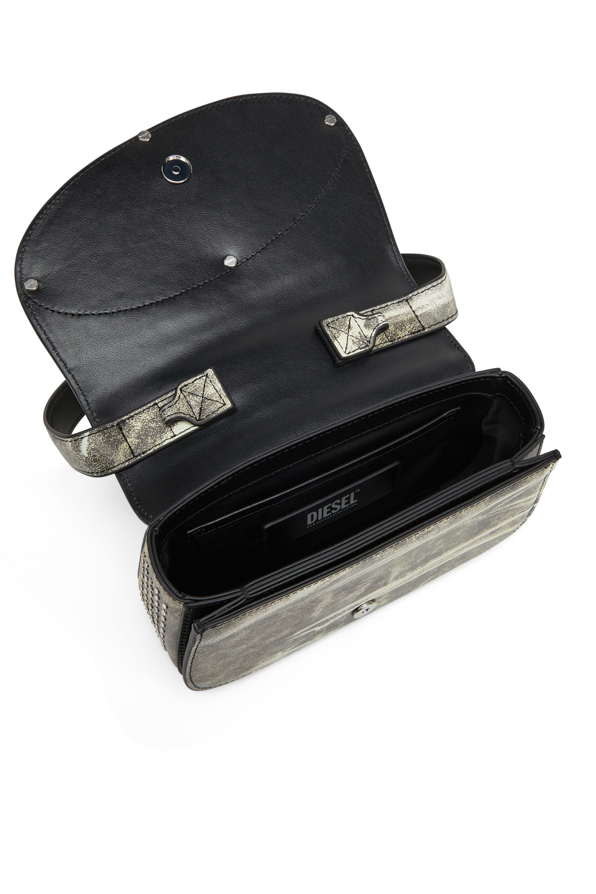 Diesel - 1DR, Female's 1DR レザー ショルダー ハンドバッグ - 1DR in ミリタリーグリーン - 5