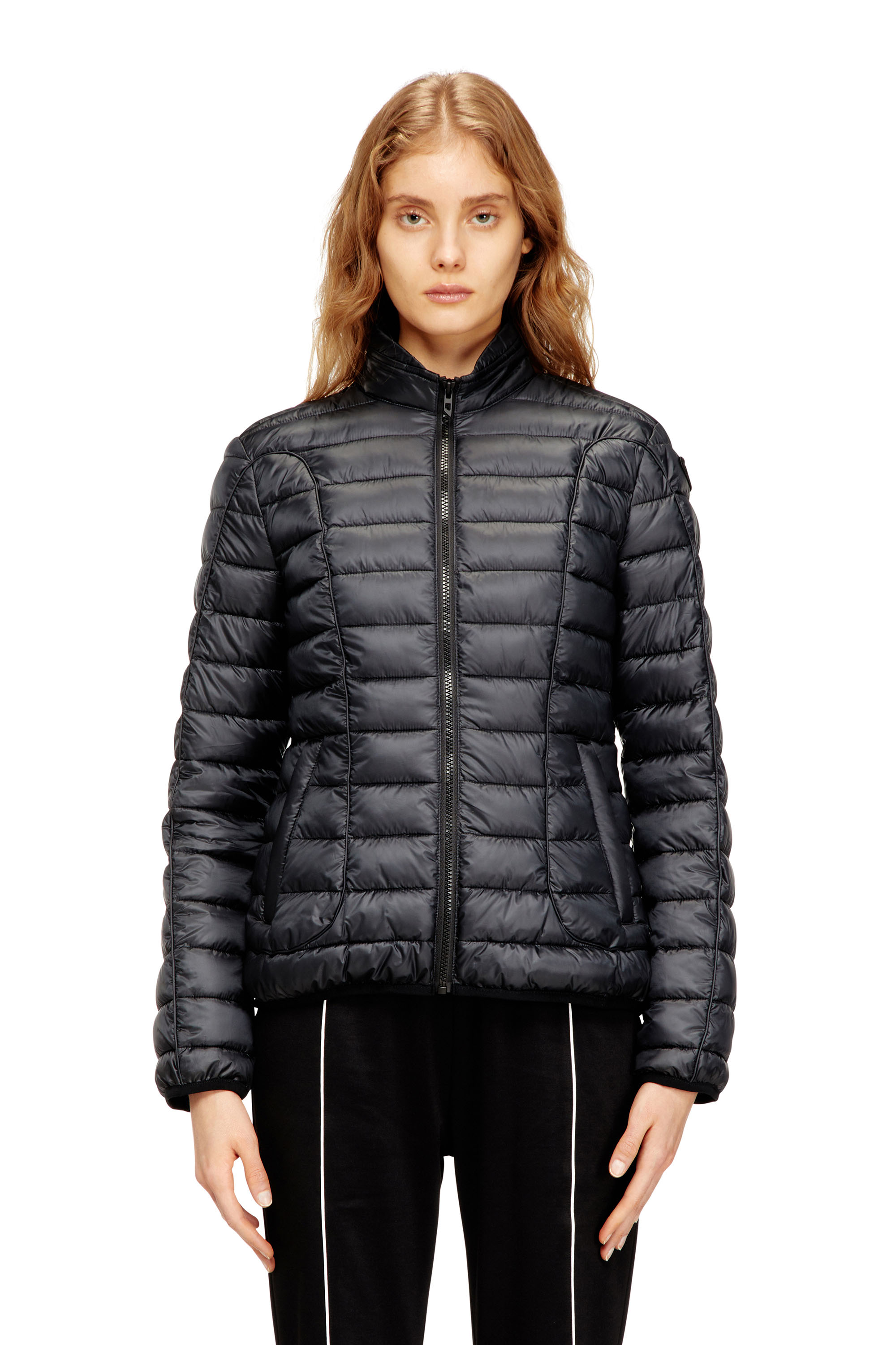 Diesel - W-PILOT-FEM-WRD, Female's パファージャケット in ブラック - 3