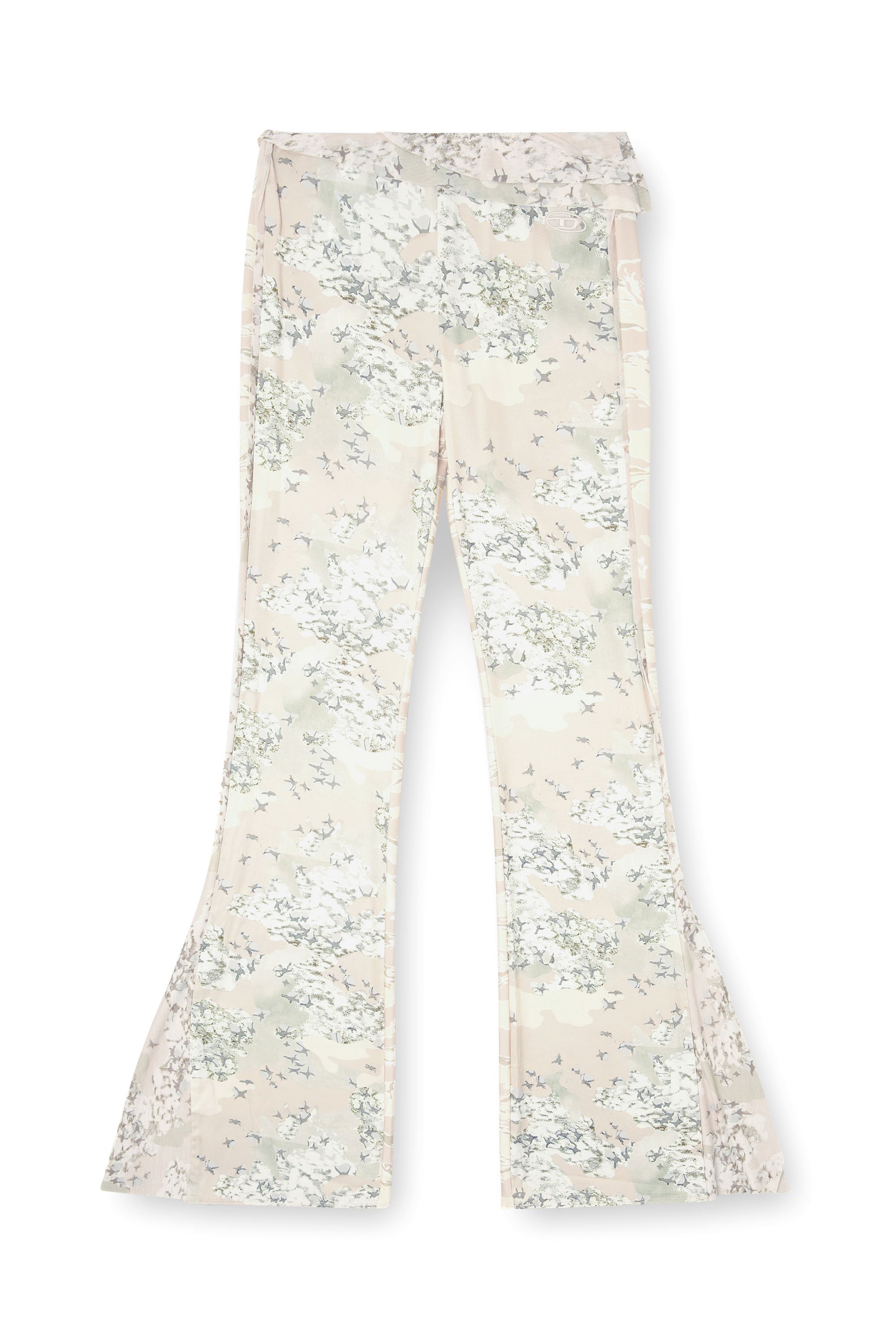 Diesel - P-AFFAL, Female's Jazz pants with mixed camo prints in ベージュ - 3