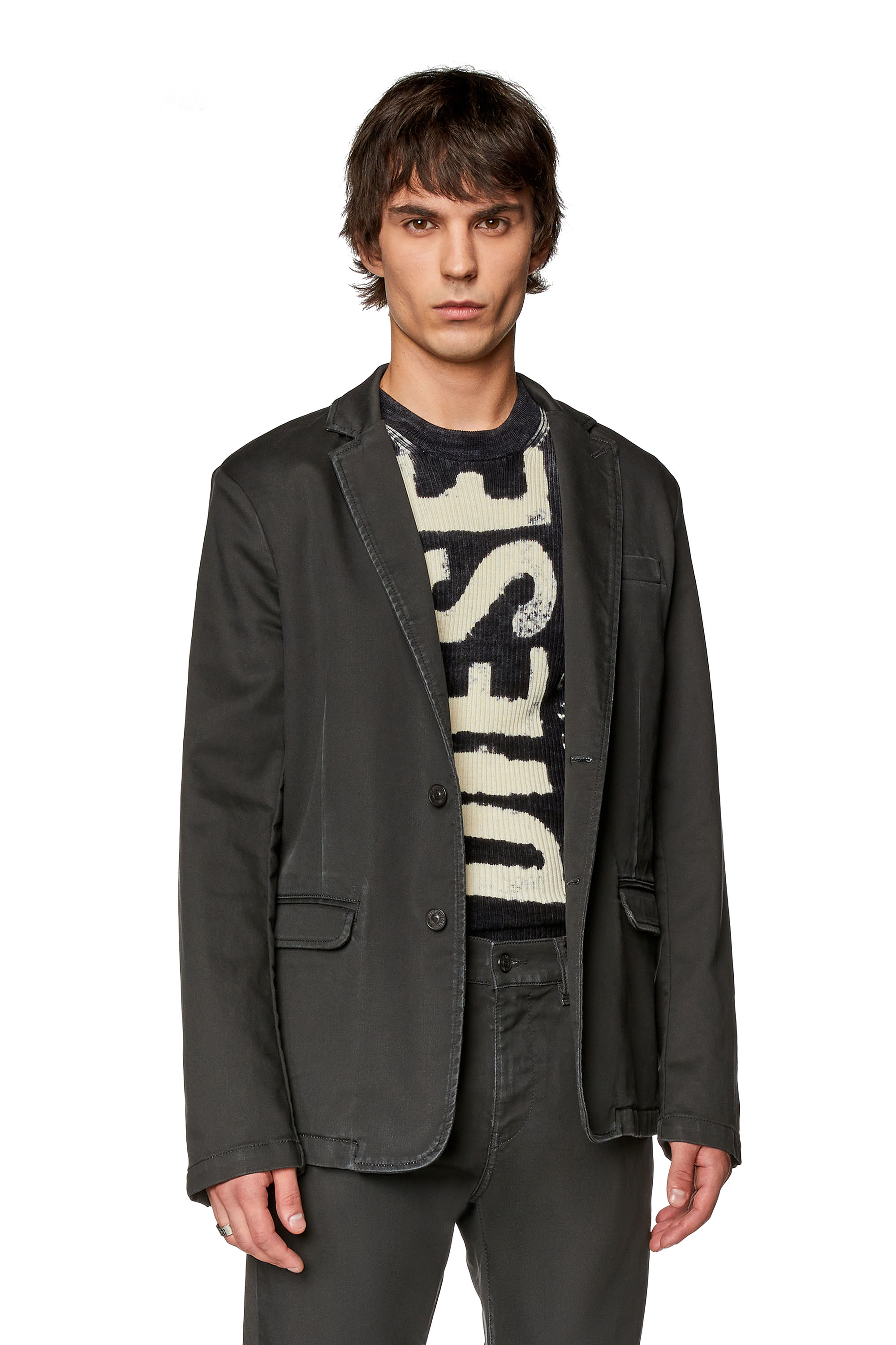 Diesel - NYACK JOGGJEANS, Male's デニムジャケットジョグジーンズ in ブラック - 3