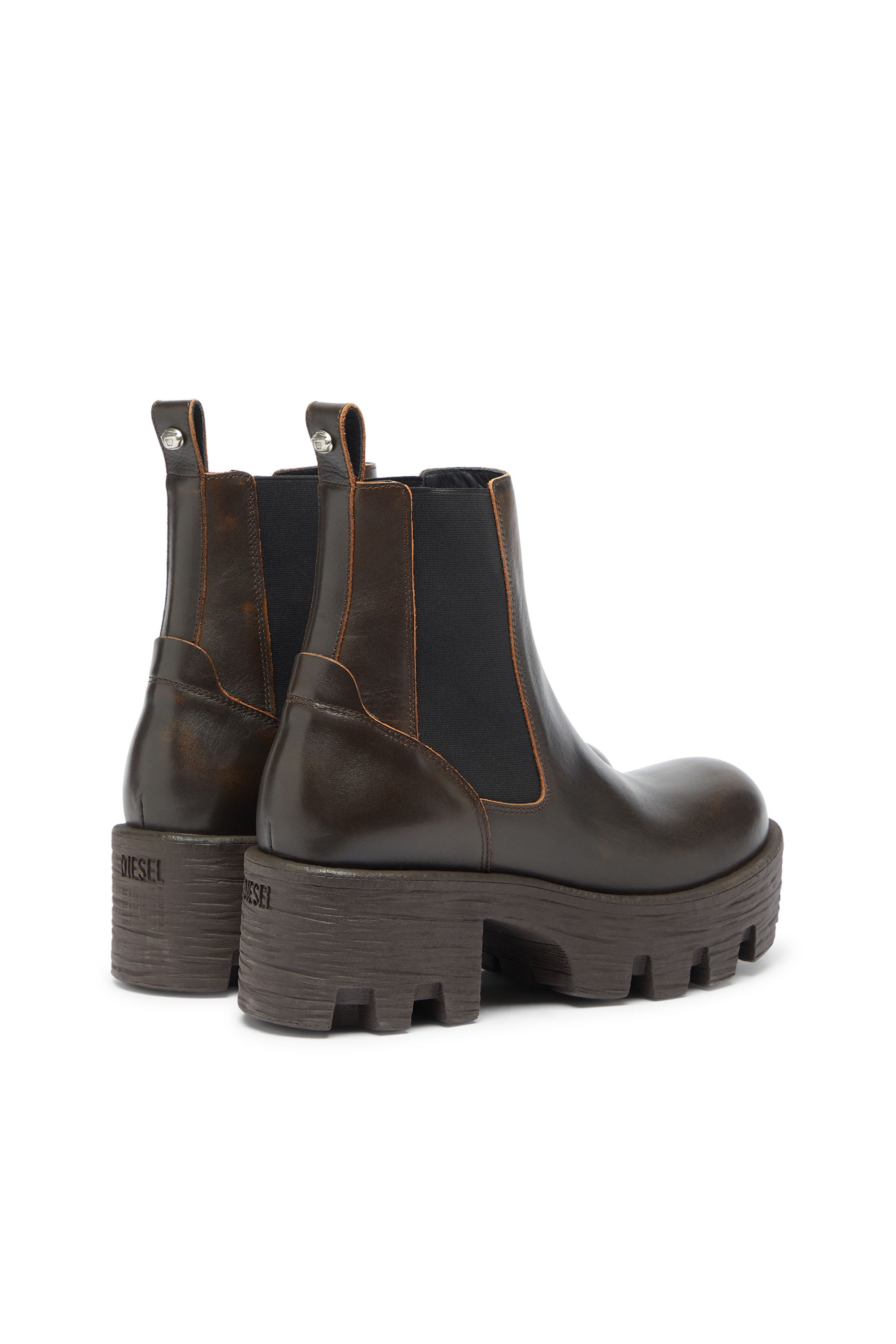 Diesel - D-HAMMER CHUNKY W, Female's ブーツ in ブラウン - 3