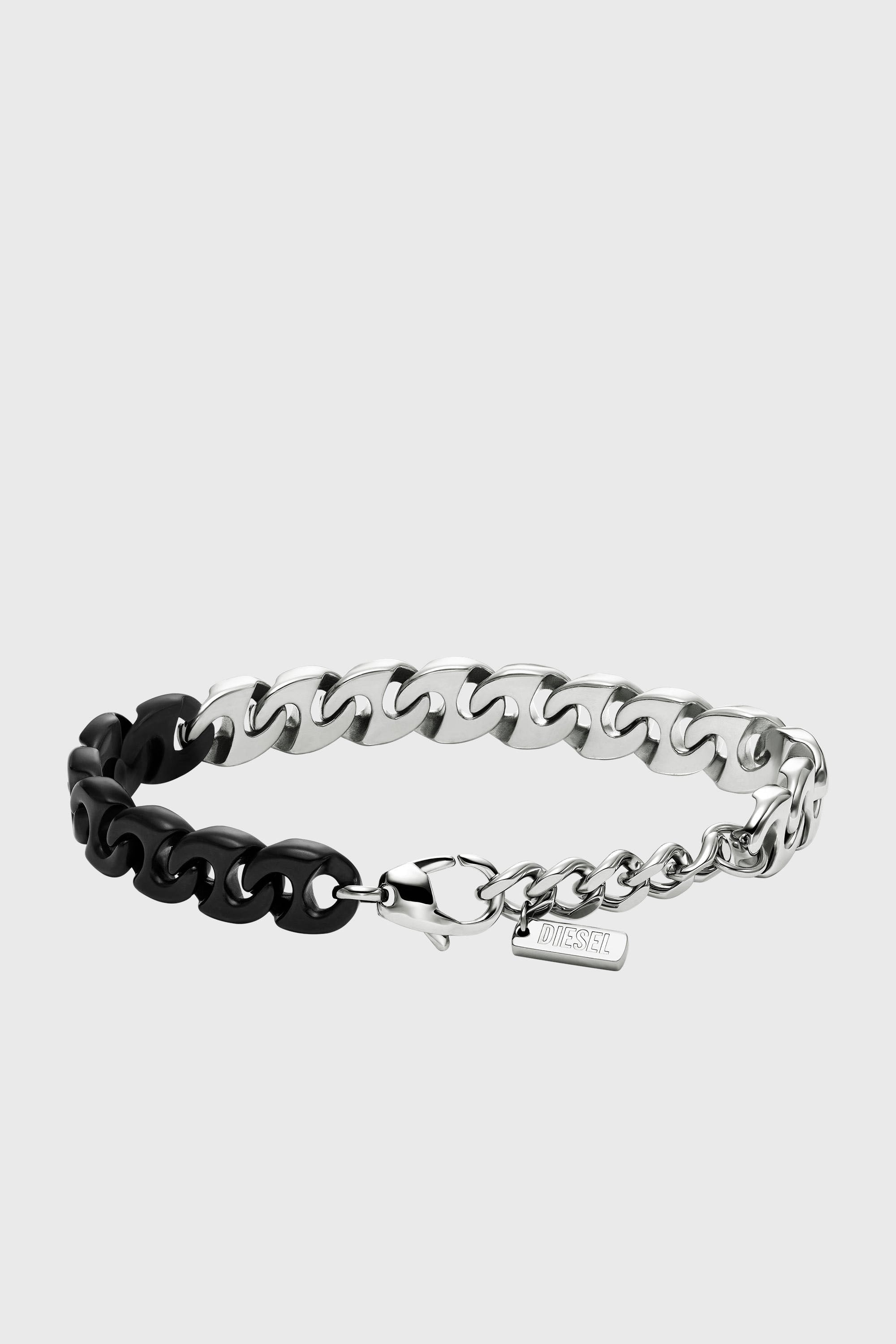 Diesel - DX1529931, Unisex's ブレスレット in シルバー/ブラック - 2