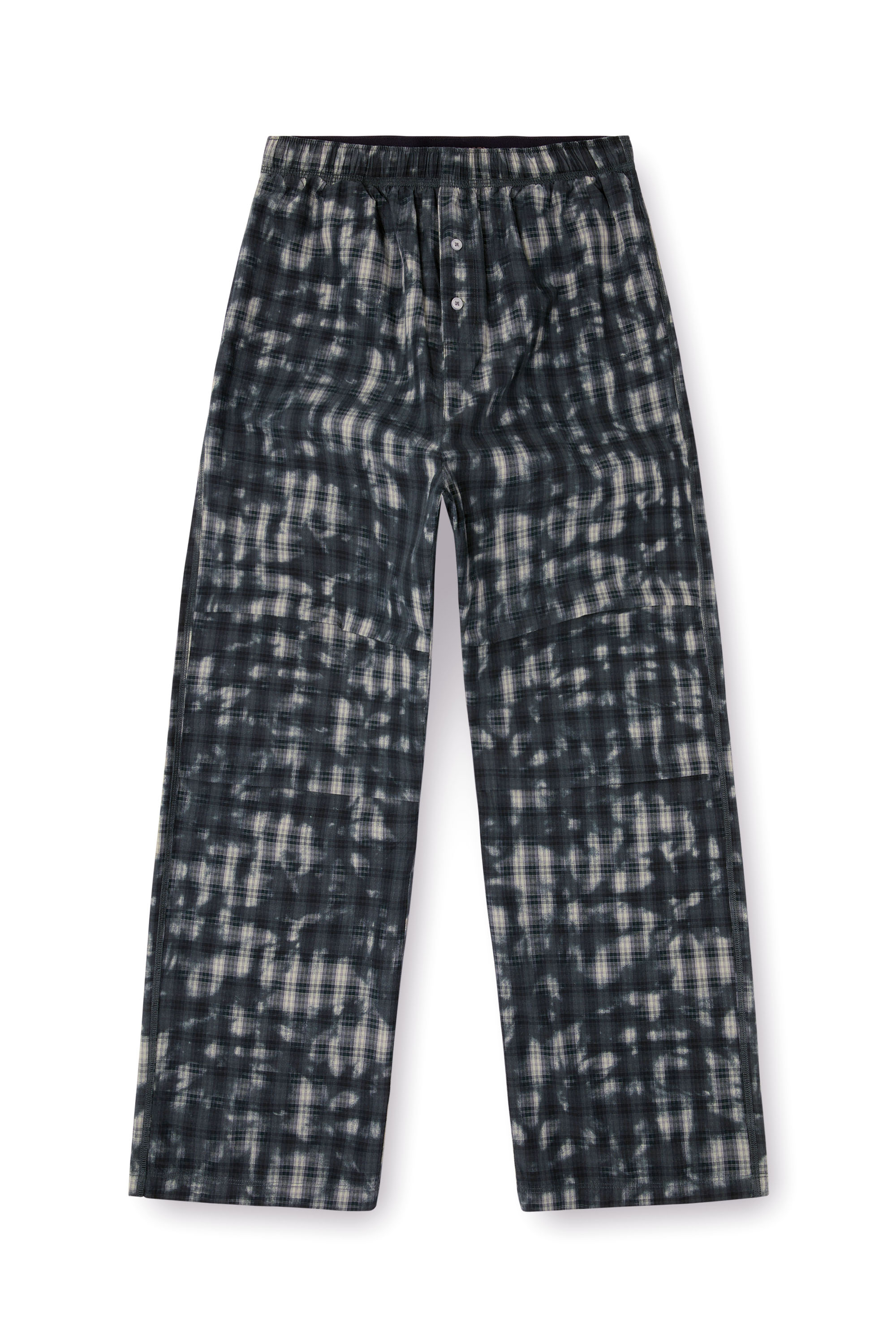 Diesel - VINCE-UTLT, Unisex's Pyjama bottoms with check print in ダークグリーン - 3