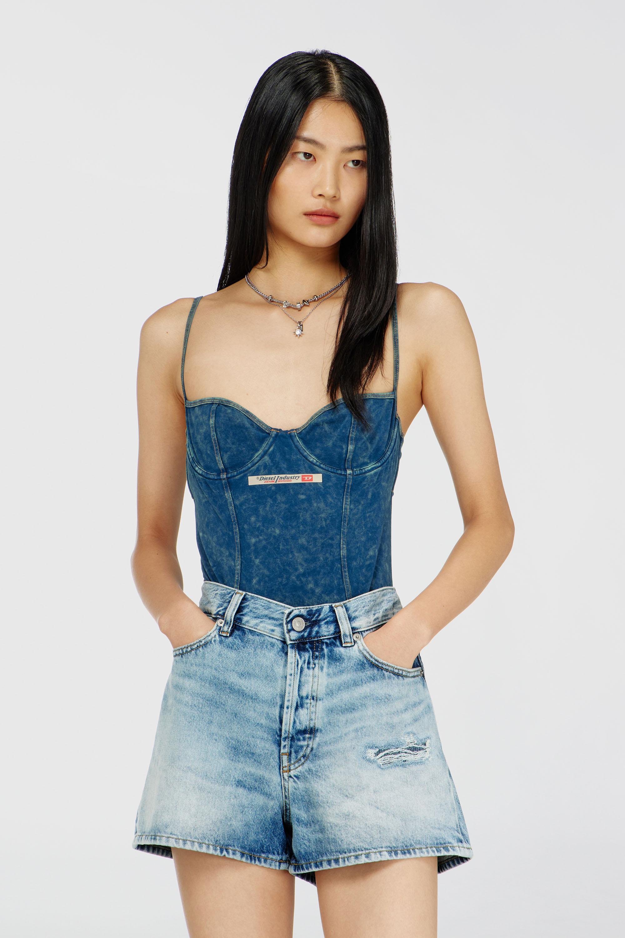 Diesel - TILDA-DNM, Female's ボディスーツ in ブルー - 4