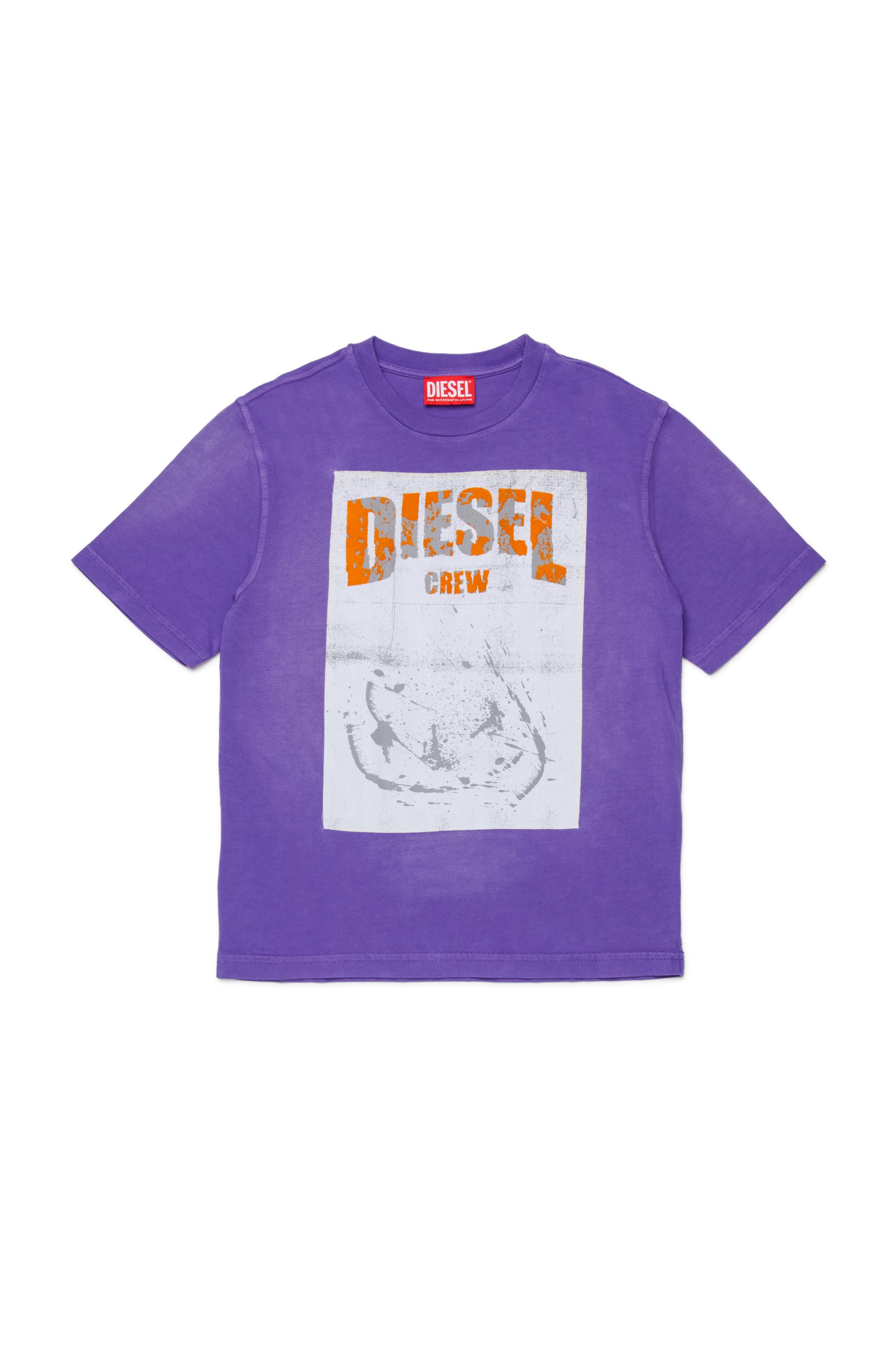 Diesel - TBERS OVER, Male's Tシャツ in バイオレット - 1