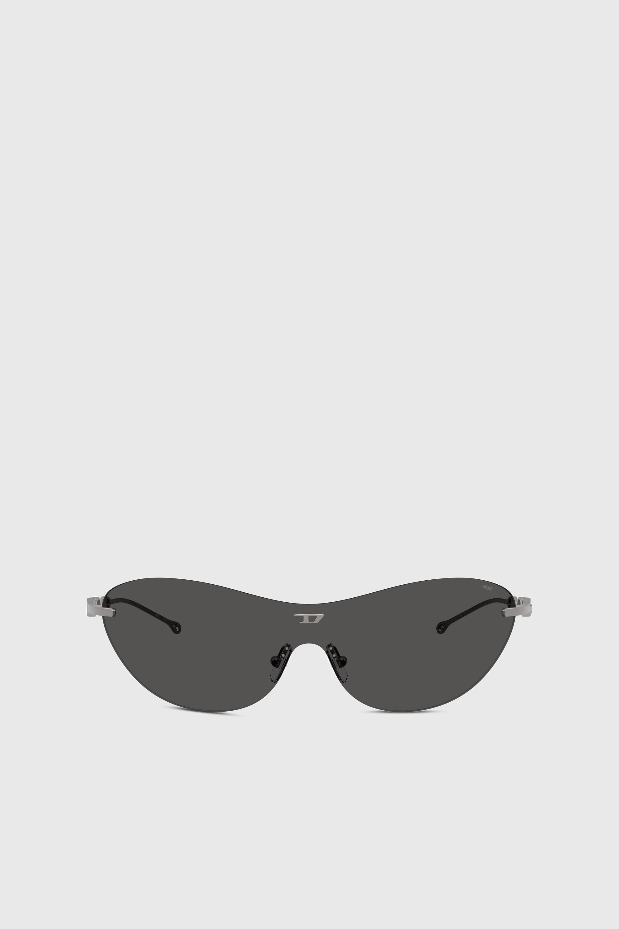 Diesel - 0DL1006 SIZE 35, Unisex's Iconic oval sunglasses in ダークグレー - 2