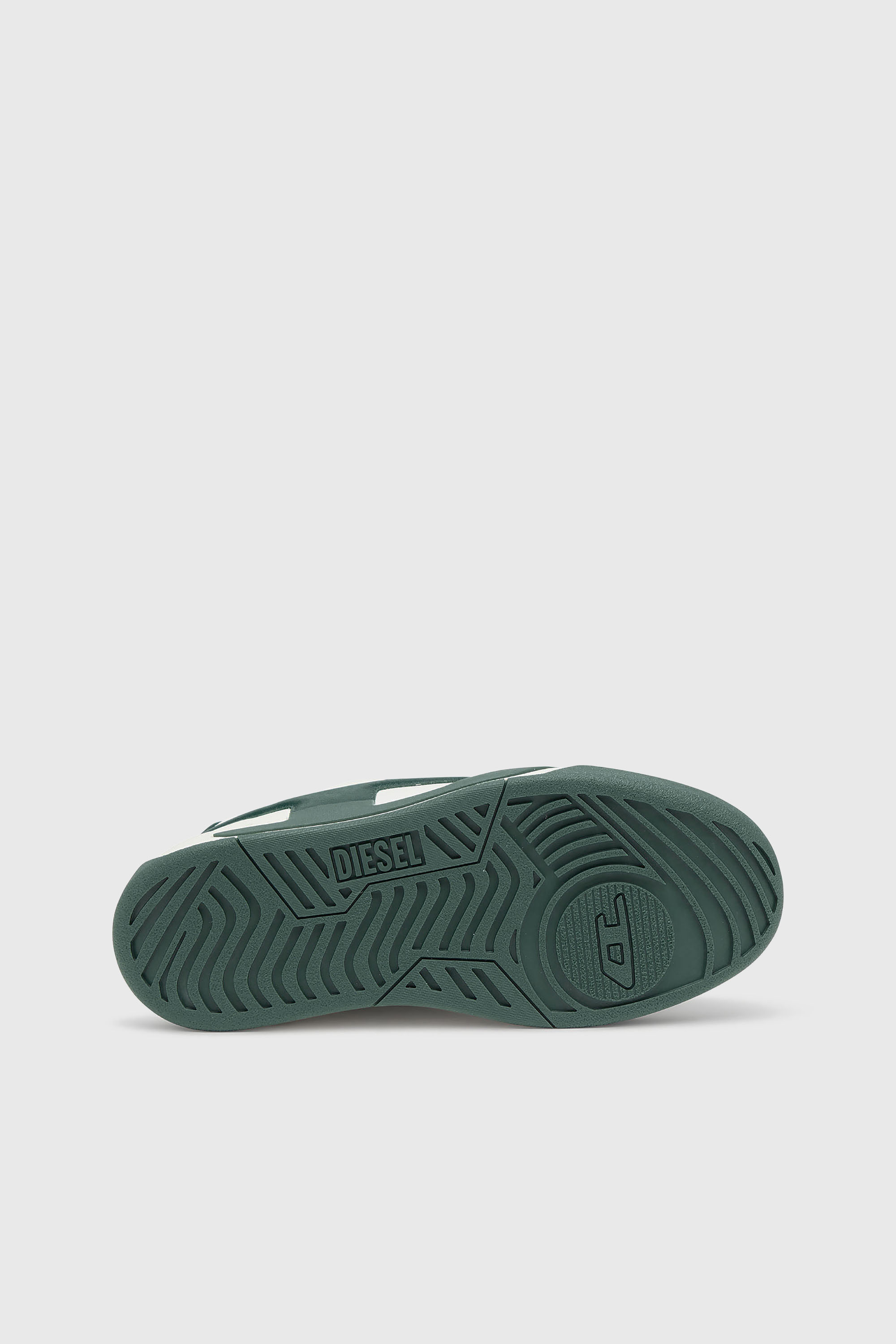 Diesel - S-D-OLLIE LOW, Male's ローカットスニーカー in ホワイト/グリーン - 4