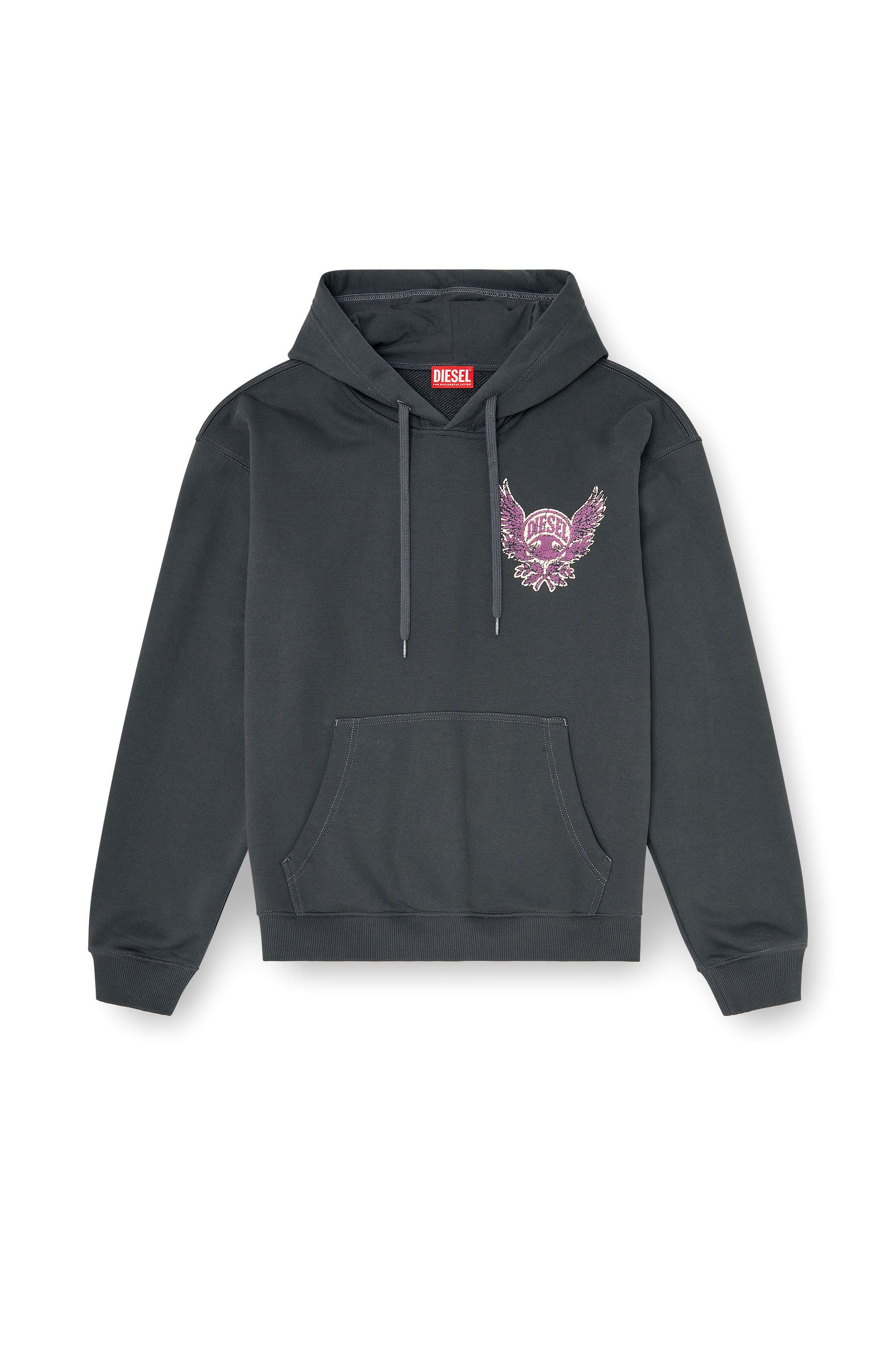 Diesel - S-NORM-HOOD-AA2, Male's プルオーバーパーカー in null - 2