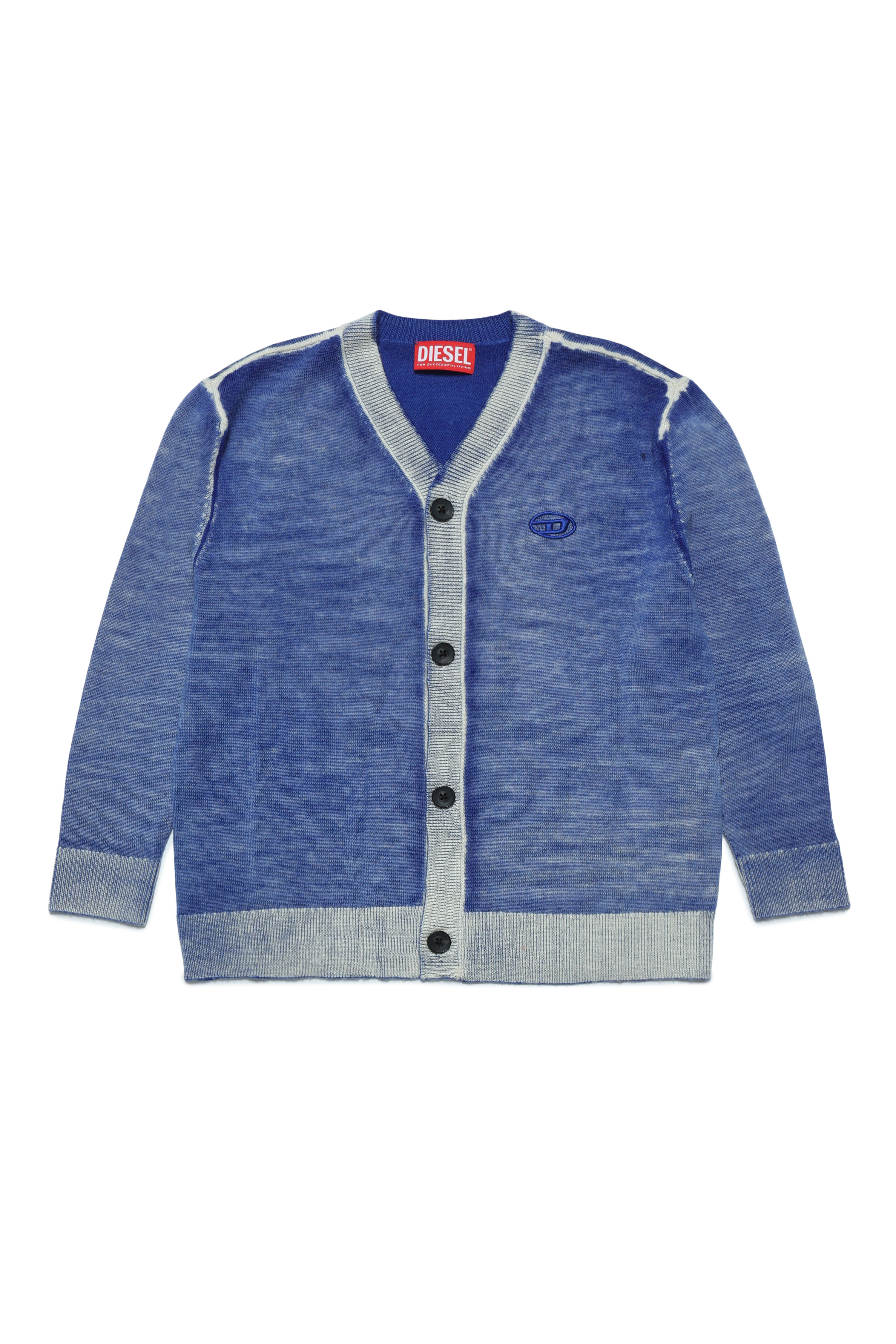 Diesel - KLARENCE CARDIGAN OVER, ブルー - Image 1