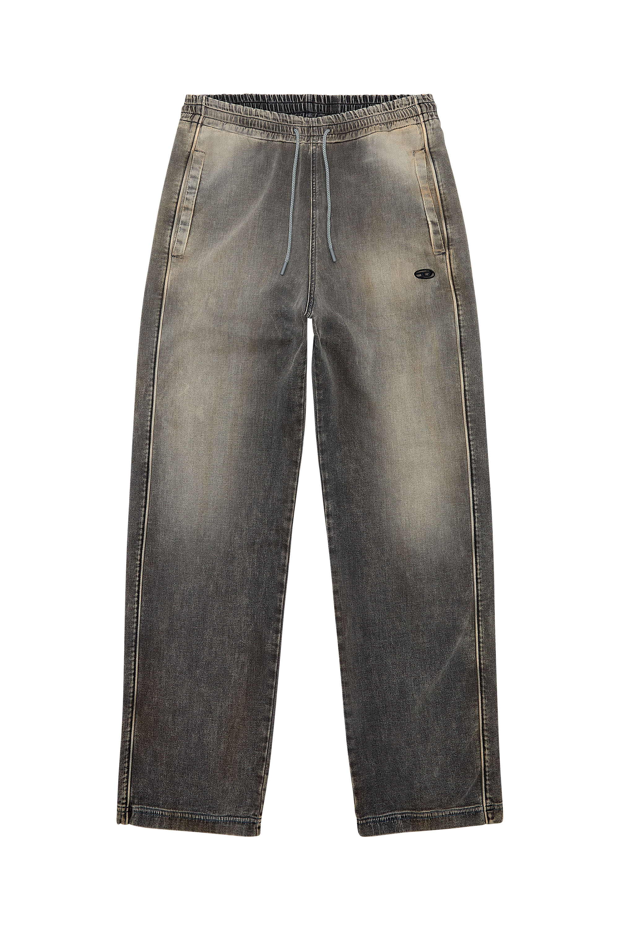 Diesel - Straight D-Martians Track Denim 068HT, グレー - Image 6