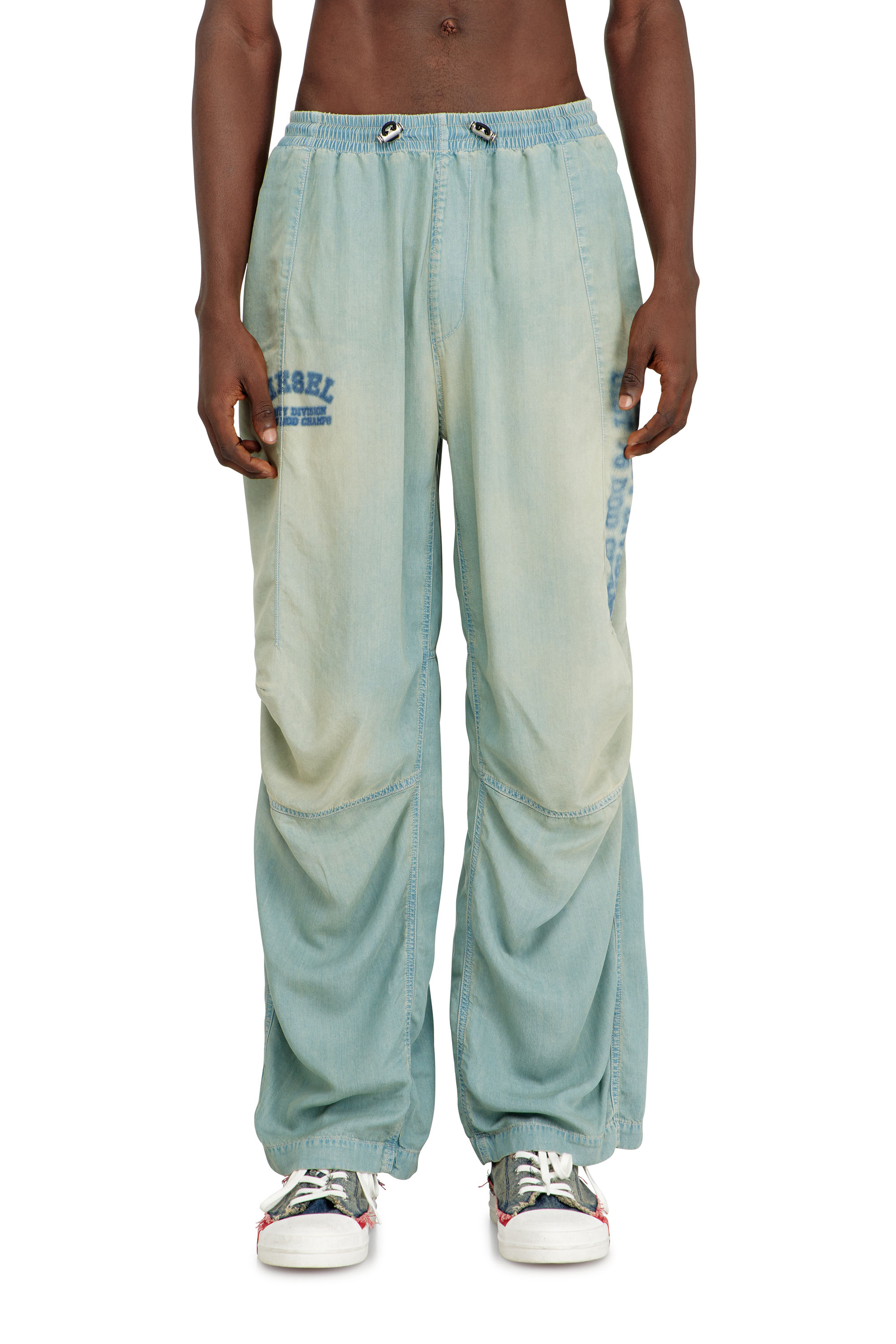 Diesel - Unisex's Relaxed Jeans D-Pari 0ADCF, ライトブルー - 1