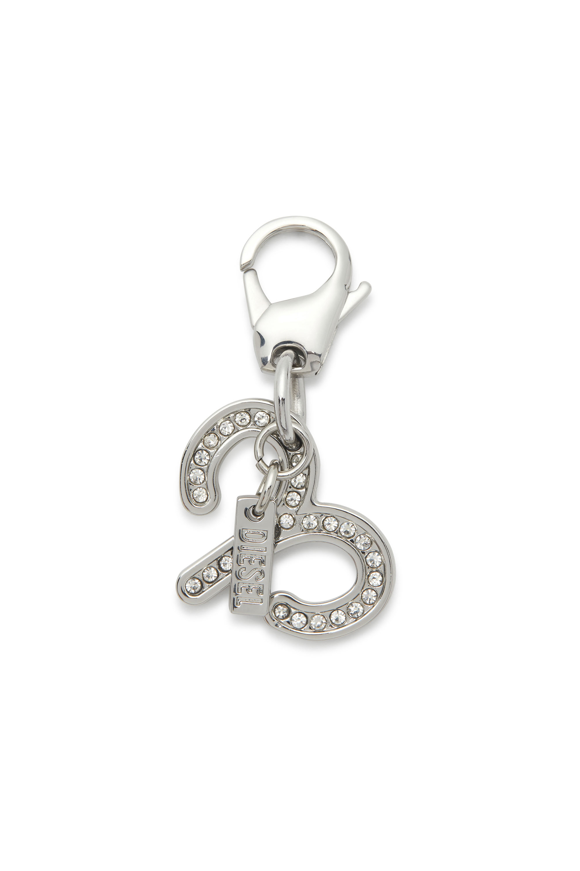 Diesel - CHARM ARIES, Unisex's Metal Aries charm with rhinestones in シルバー - 1