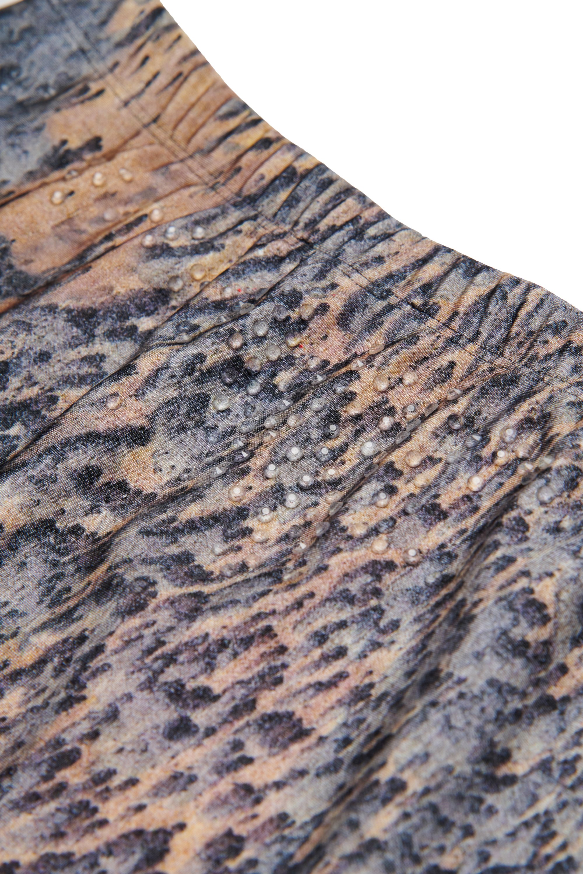 Diesel - GAELA, Female's ミニスカート in ブルー/ブラウン - 4