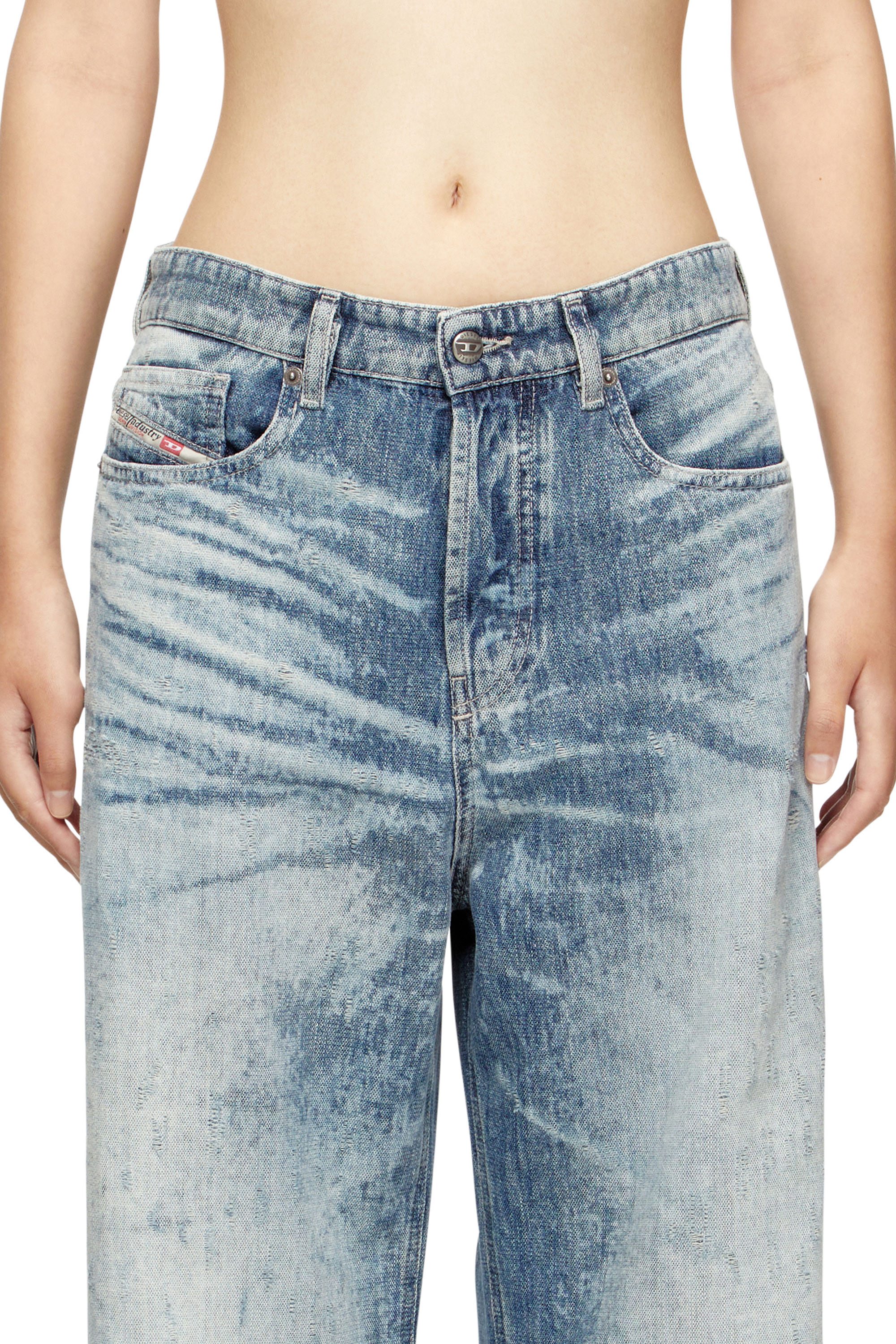 Diesel - Female's Relaxed Jeans 1996 D-Sire 068TY, ライトブルー - 5