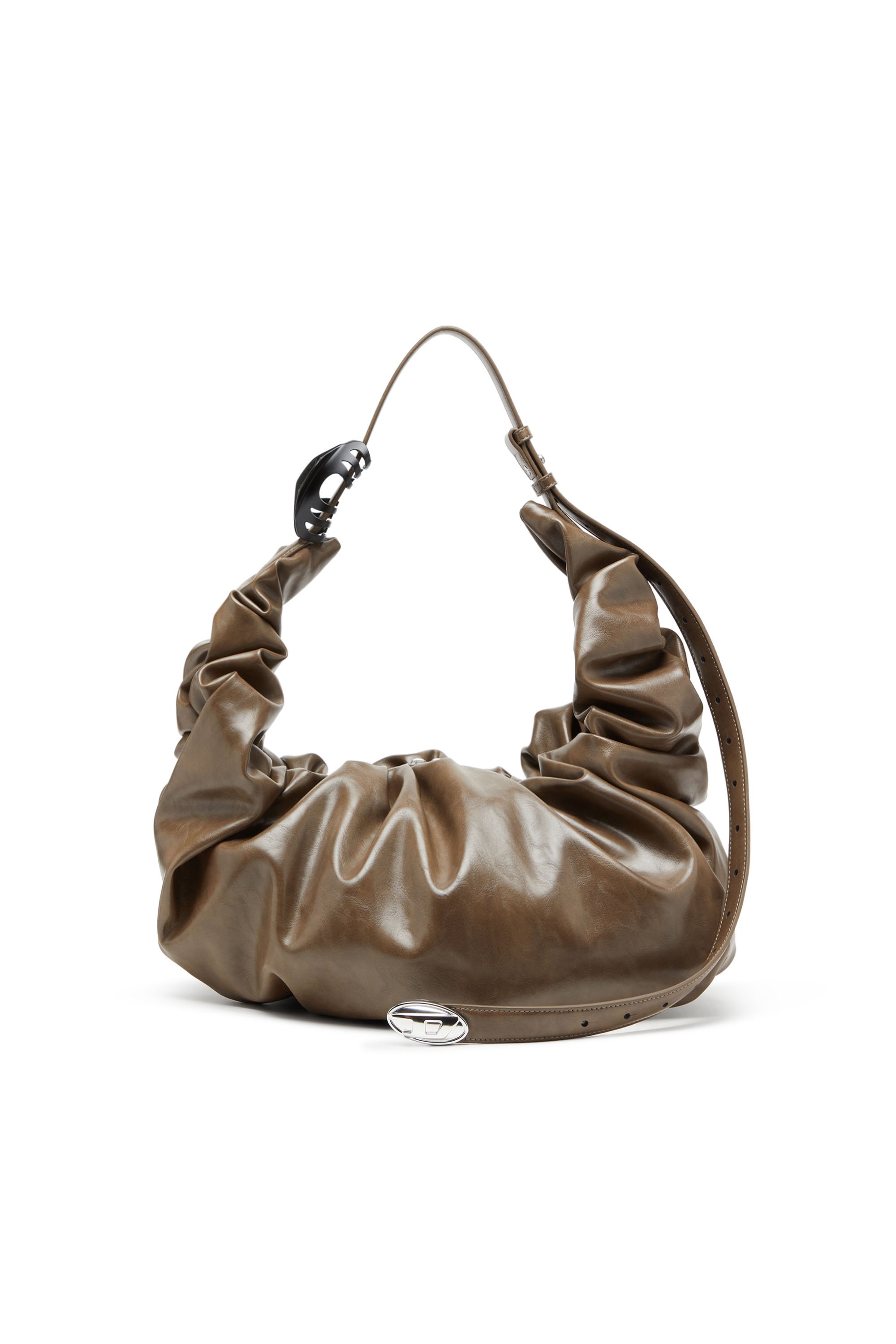 Diesel - GRAB-D HOBO L, Female's ホーボーバッグ L in ベージュ - 1