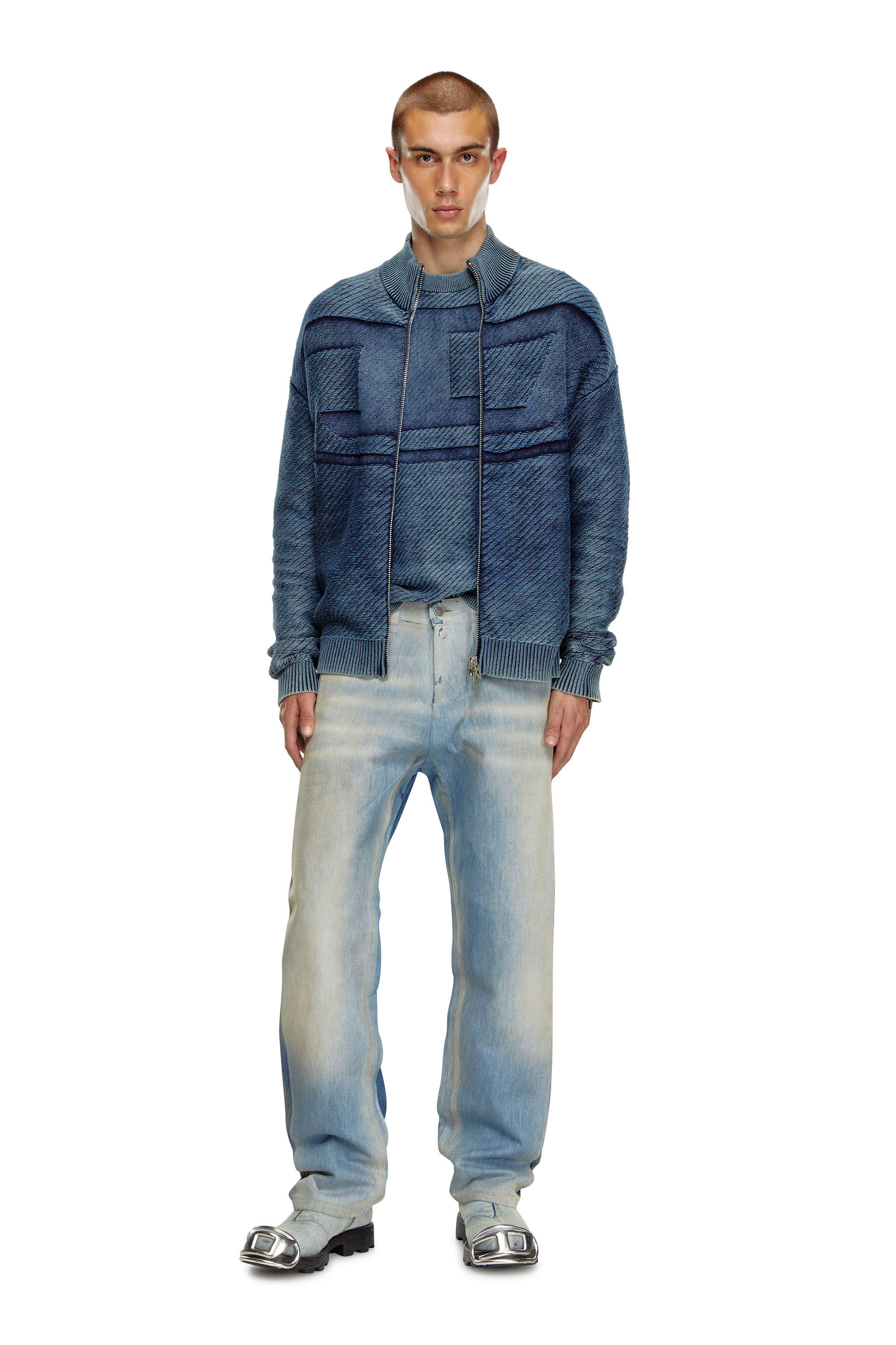 Diesel - Male's Regular Jeans 2024 D-Macs 09K22, ミディアムブルー - 1