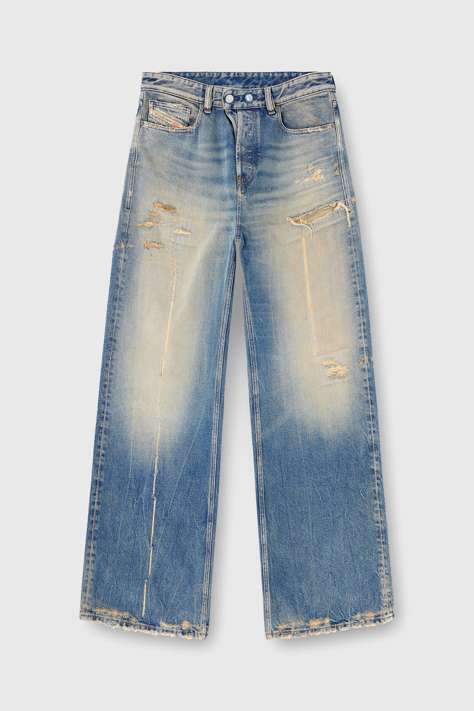 Diesel - Female's Relaxed Jeans 1996 D-Sire 09N29, ミディアムブルー - 2