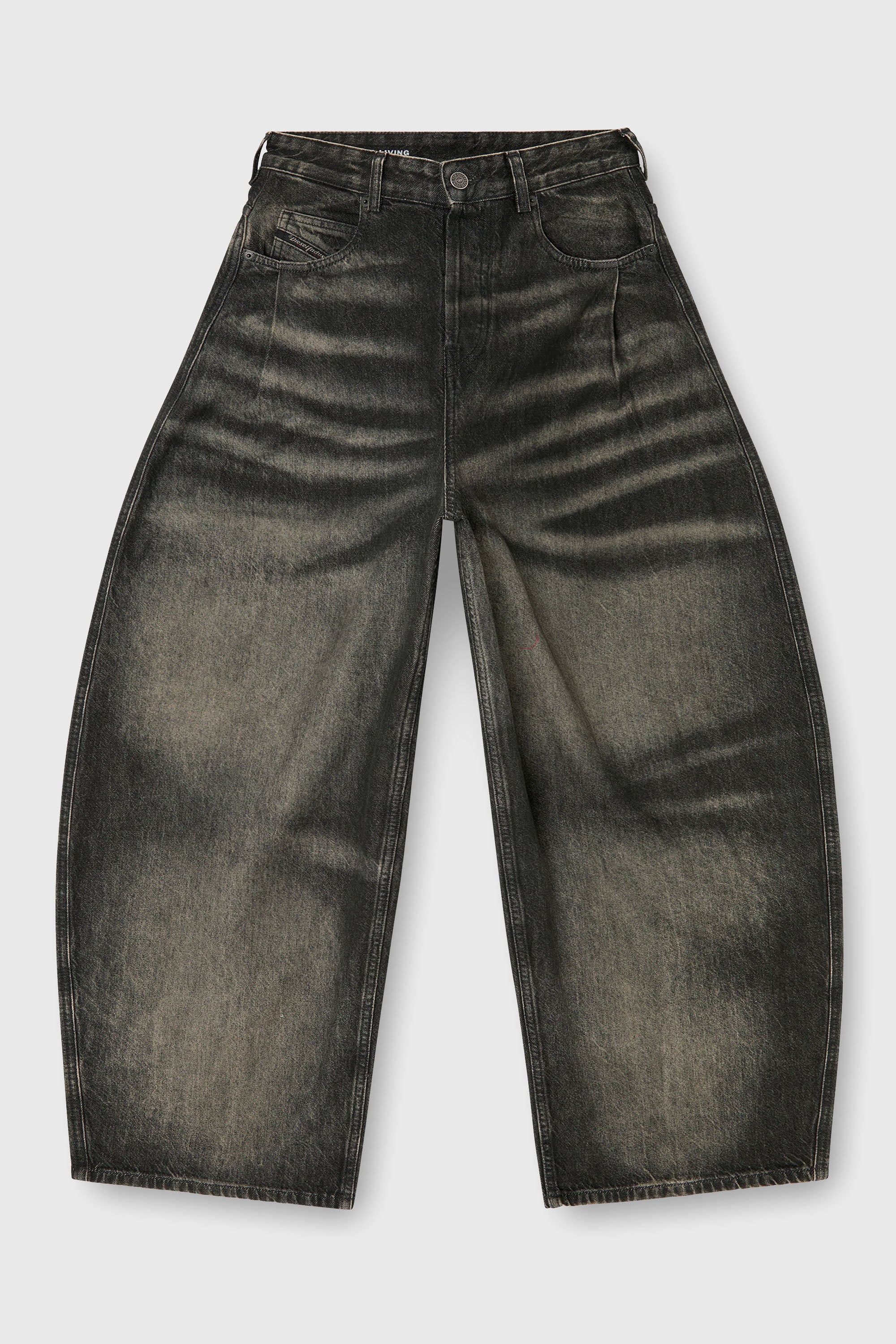 Diesel - Female's Relaxed Jeans 1987 D-Khelz 09R33, ブラック/ダークグレー - 2