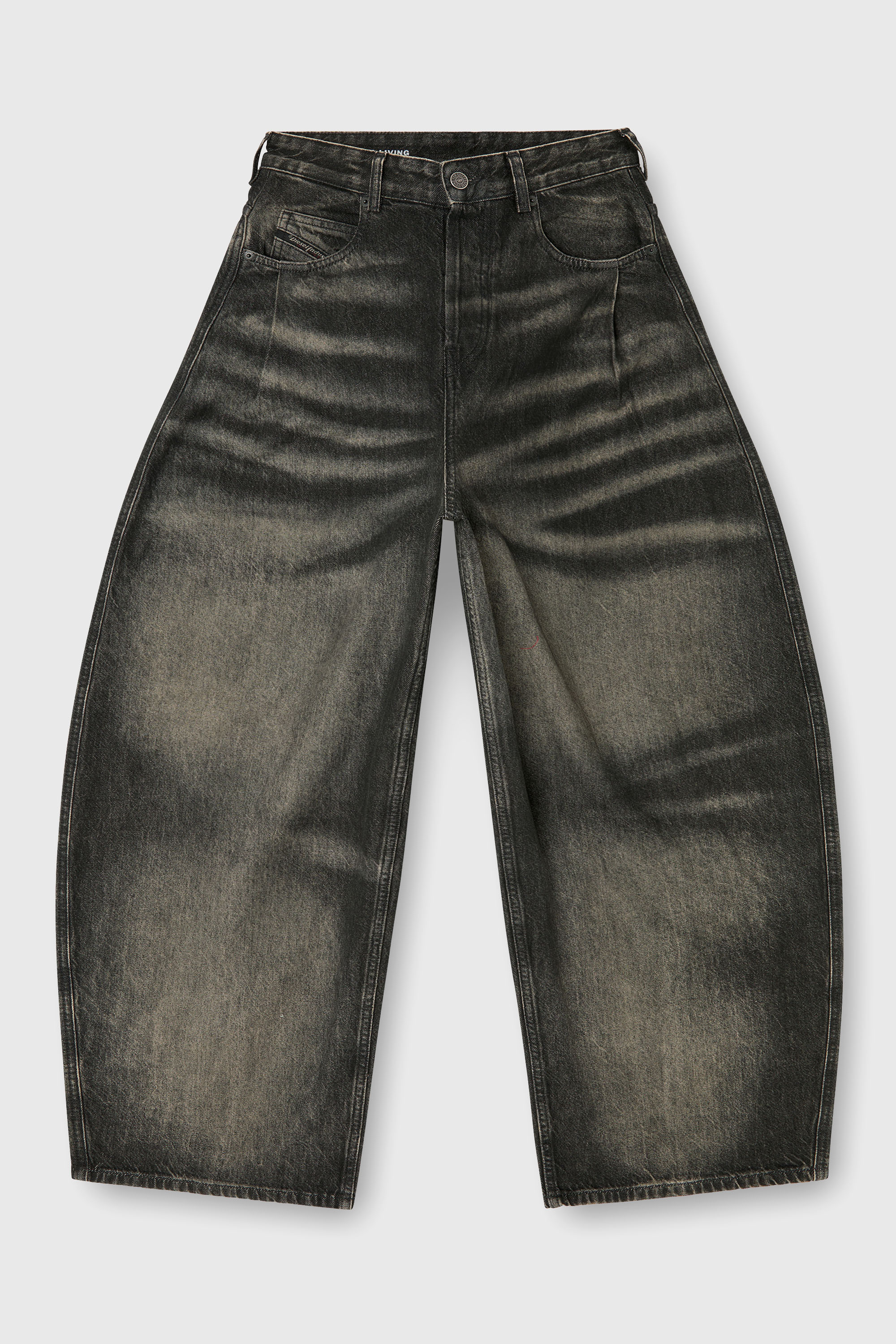 Diesel - Female's Relaxed Jeans 1987 D-Khelz 09R33, ブラック/ダークグレー - 6