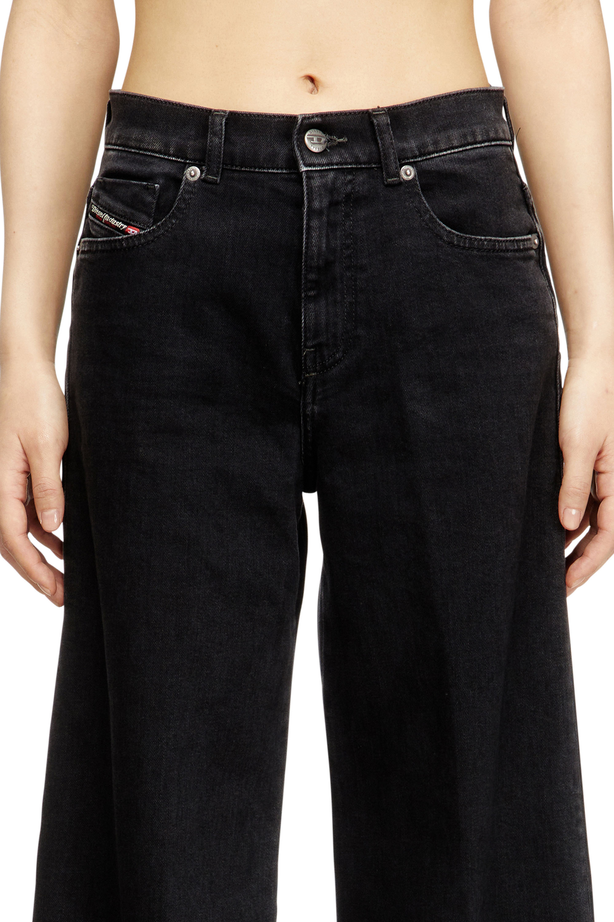 Diesel - Female's Flare Jeans 1978 D-Akemi 09N89, ブラック/ダークグレー - 5