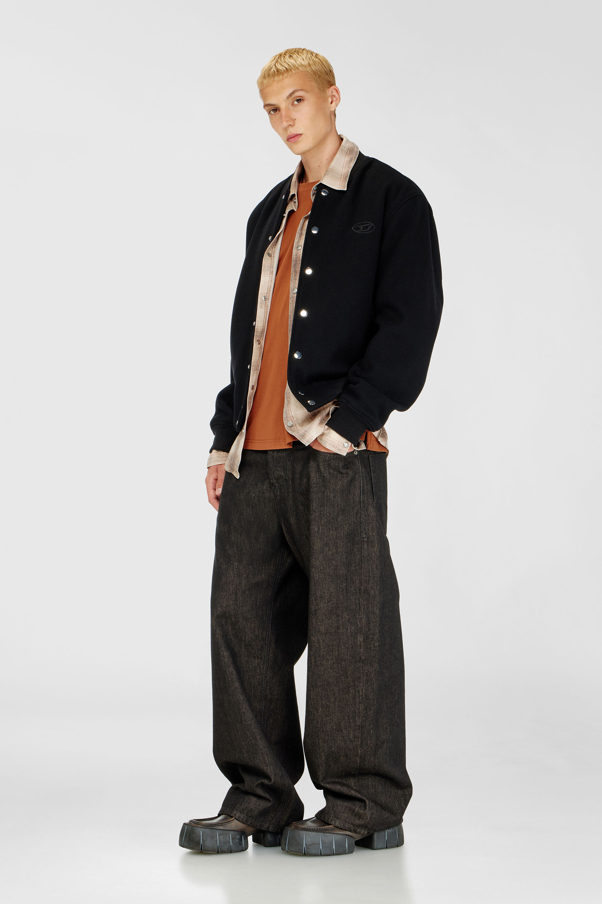 Diesel - J-ARRY-WRD, Male's ボンバージャケット in ブラック - 2