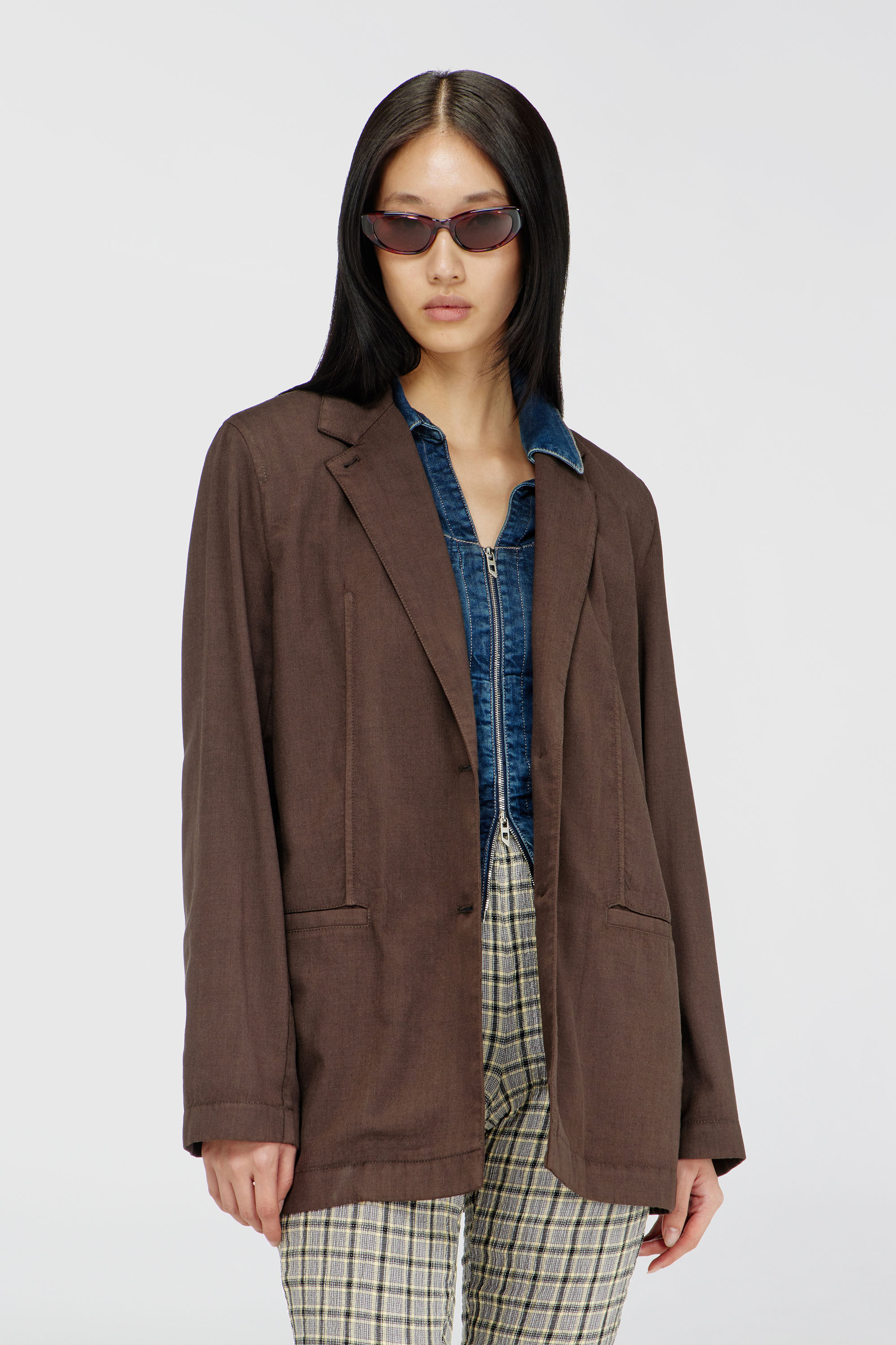 Diesel - G-KESSIER, Female's テーラードジャケット in ブラウン - 1