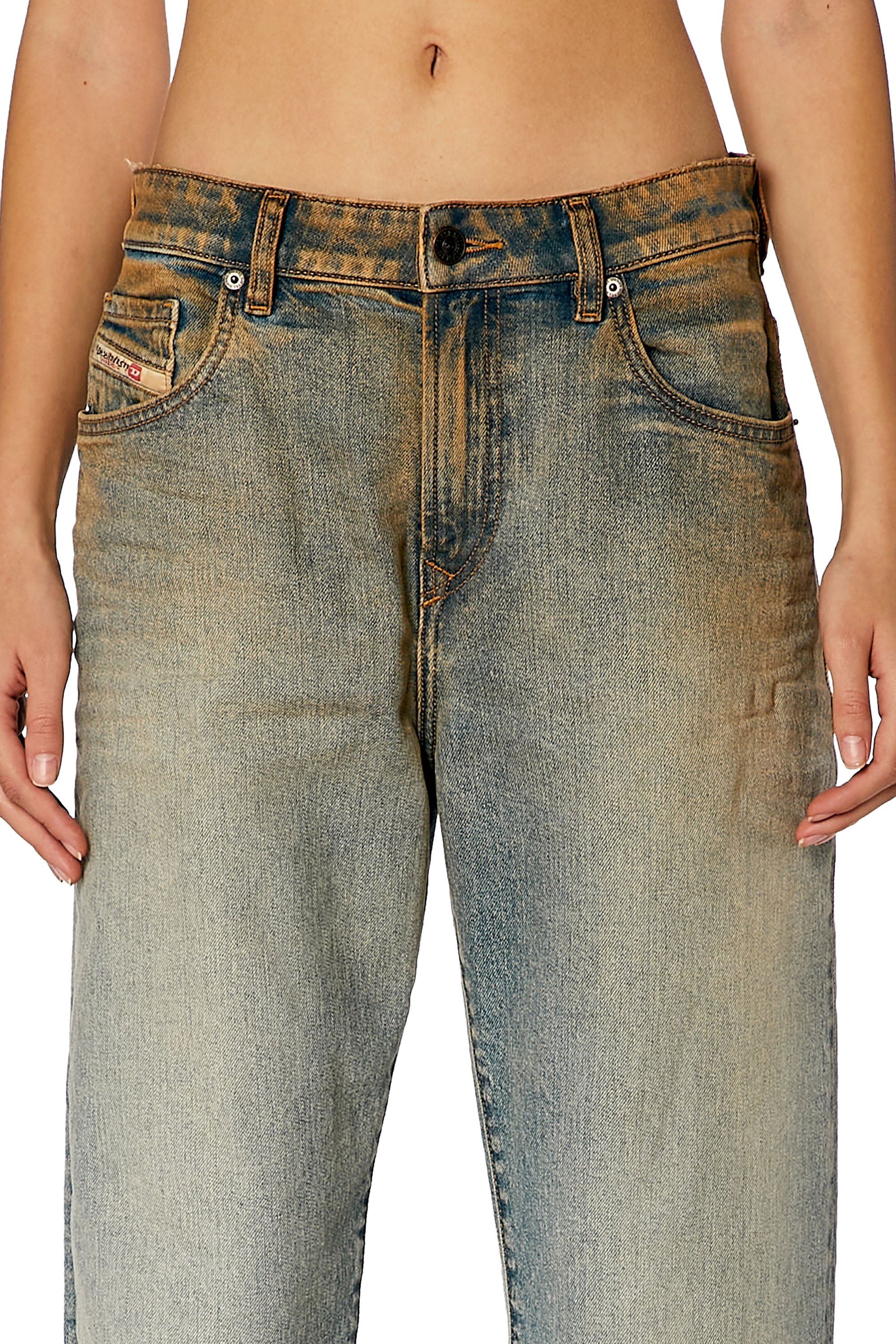 Diesel - Straight Jeans 1999 D-Reggy 0PFAQ, ブルー/ベージュ - Image 3
