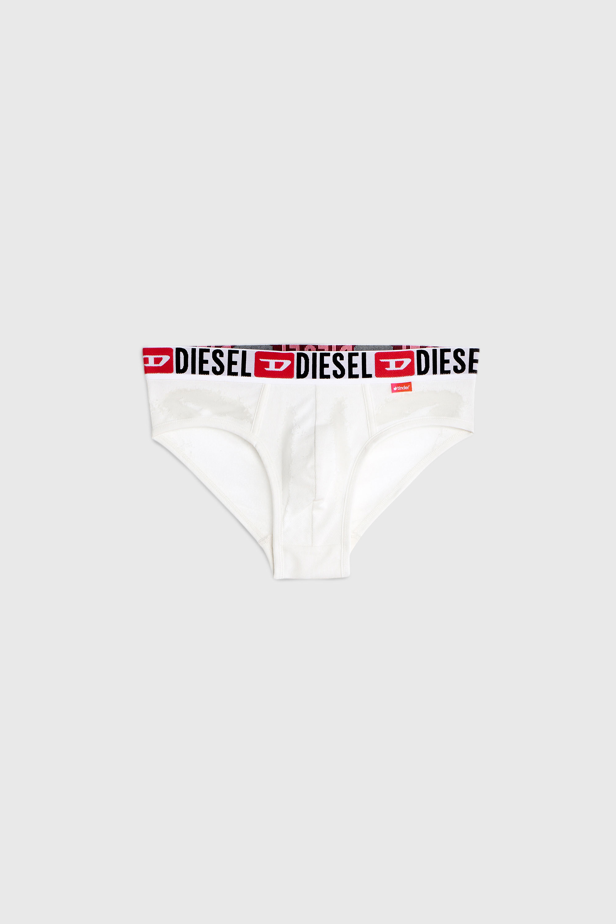 Diesel - PR-ANDRE, Male's Briefs with sheer devor&eacute; effect in ホワイト - 2