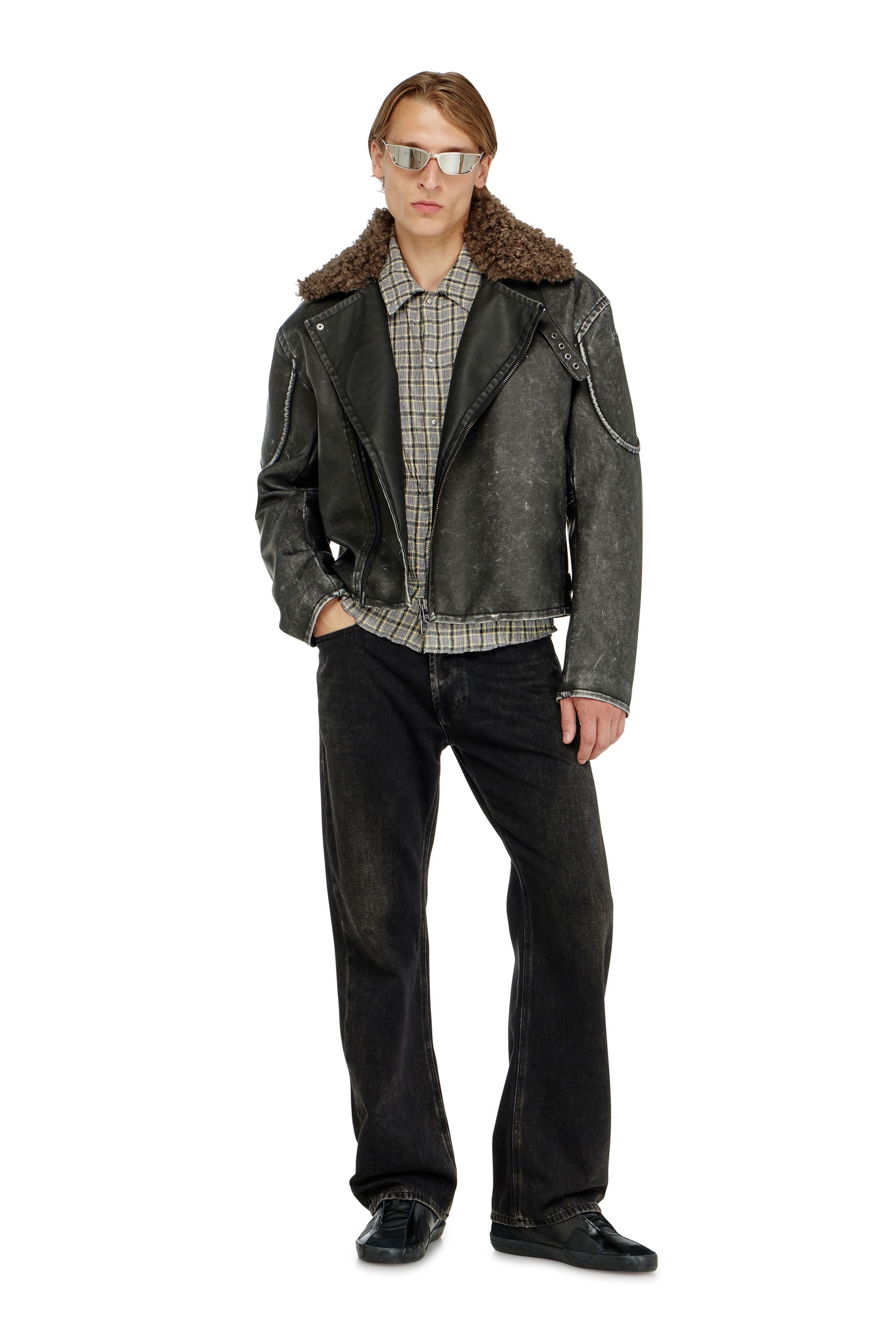 Diesel - W-ALEX, Male's ジャケット in ダークグレー - 1