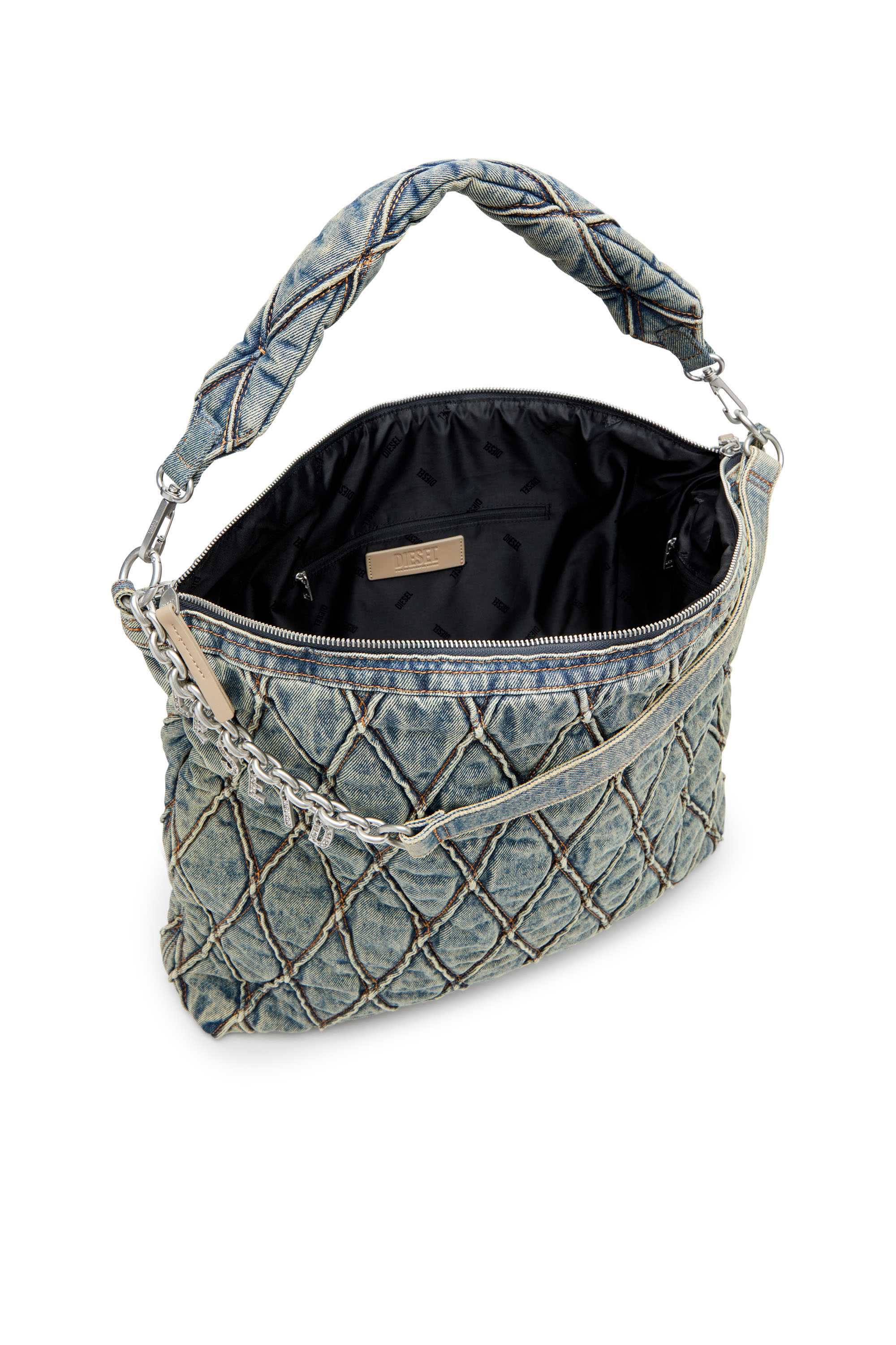 Diesel - CHARM-D HOBO, Female's ホーボーバッグ in ブルー - 5