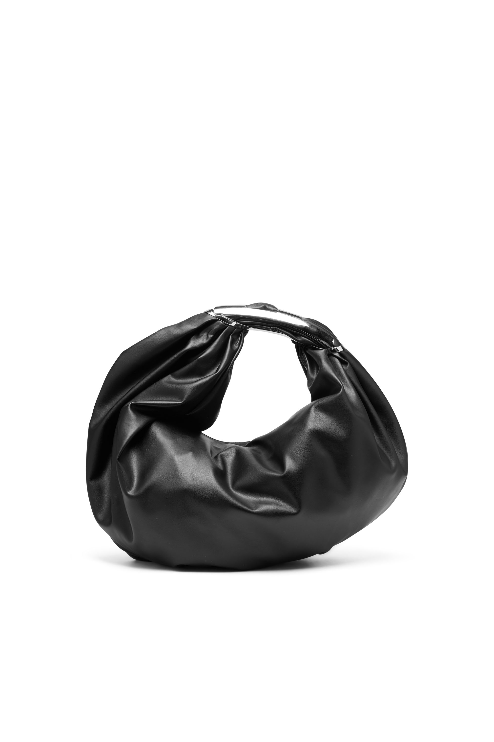 Diesel - GRAB-D HOBO M, Female's フェイクレザーホーボーバッグ in ブラック - 3