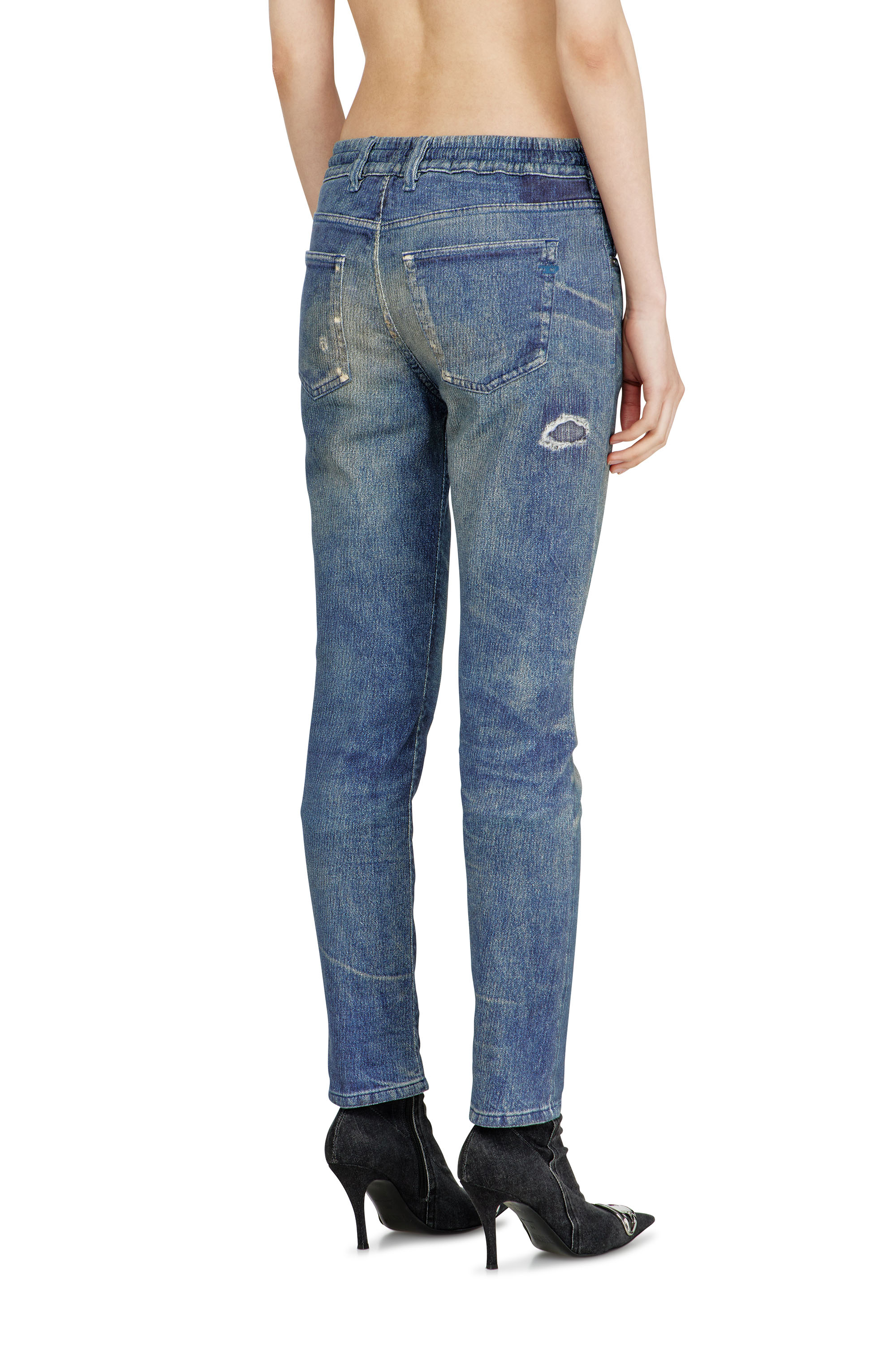 Diesel - Female's Regular 2031 D-Krailey Joggjeans&reg; 068UT, ミディアムブルー - 4