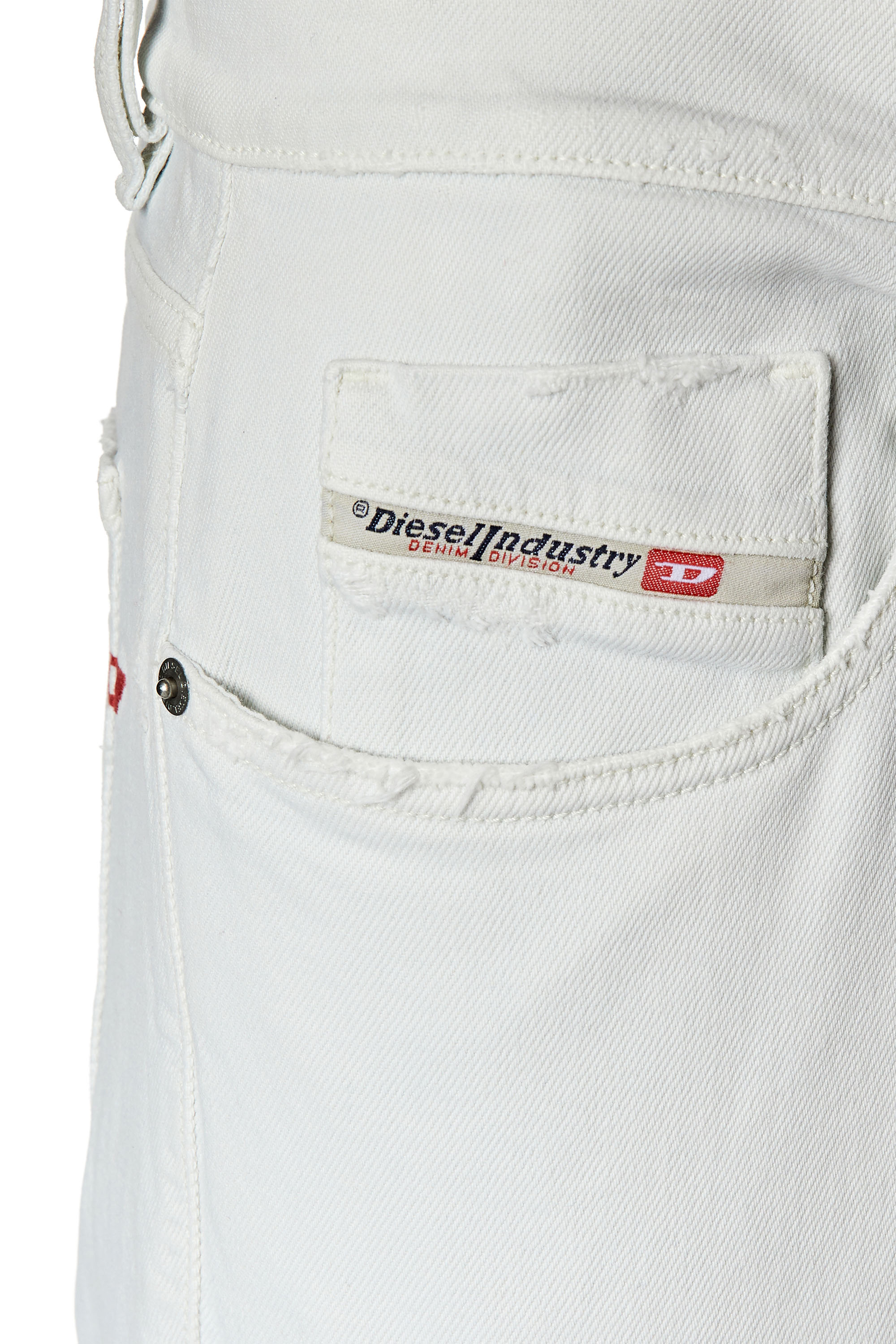 Diesel - Male's Slim Jeans 2019 D-Strukt 09F26, ホワイト - 5