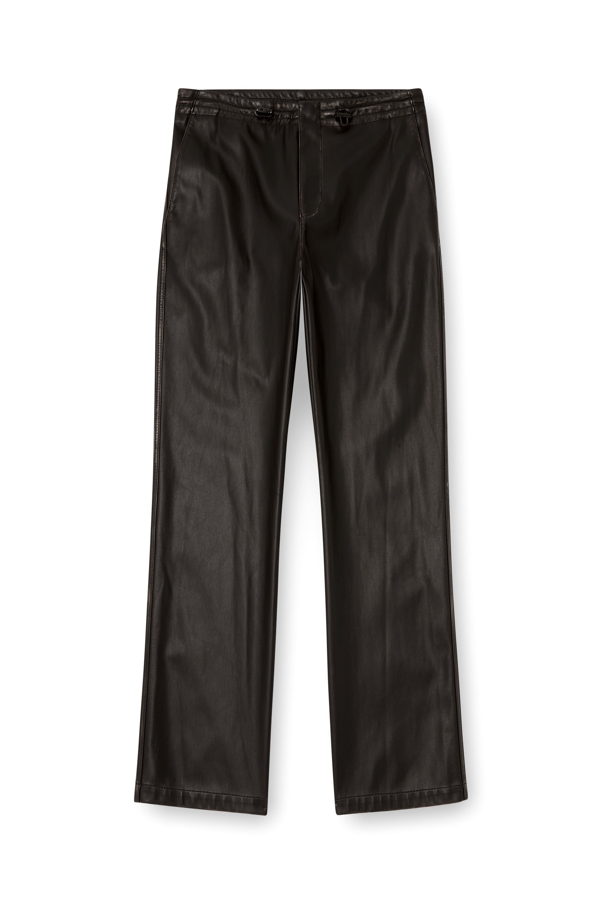 Diesel - P-RIVERS, Male's Pants in treated technical fabric in ブラック - 3