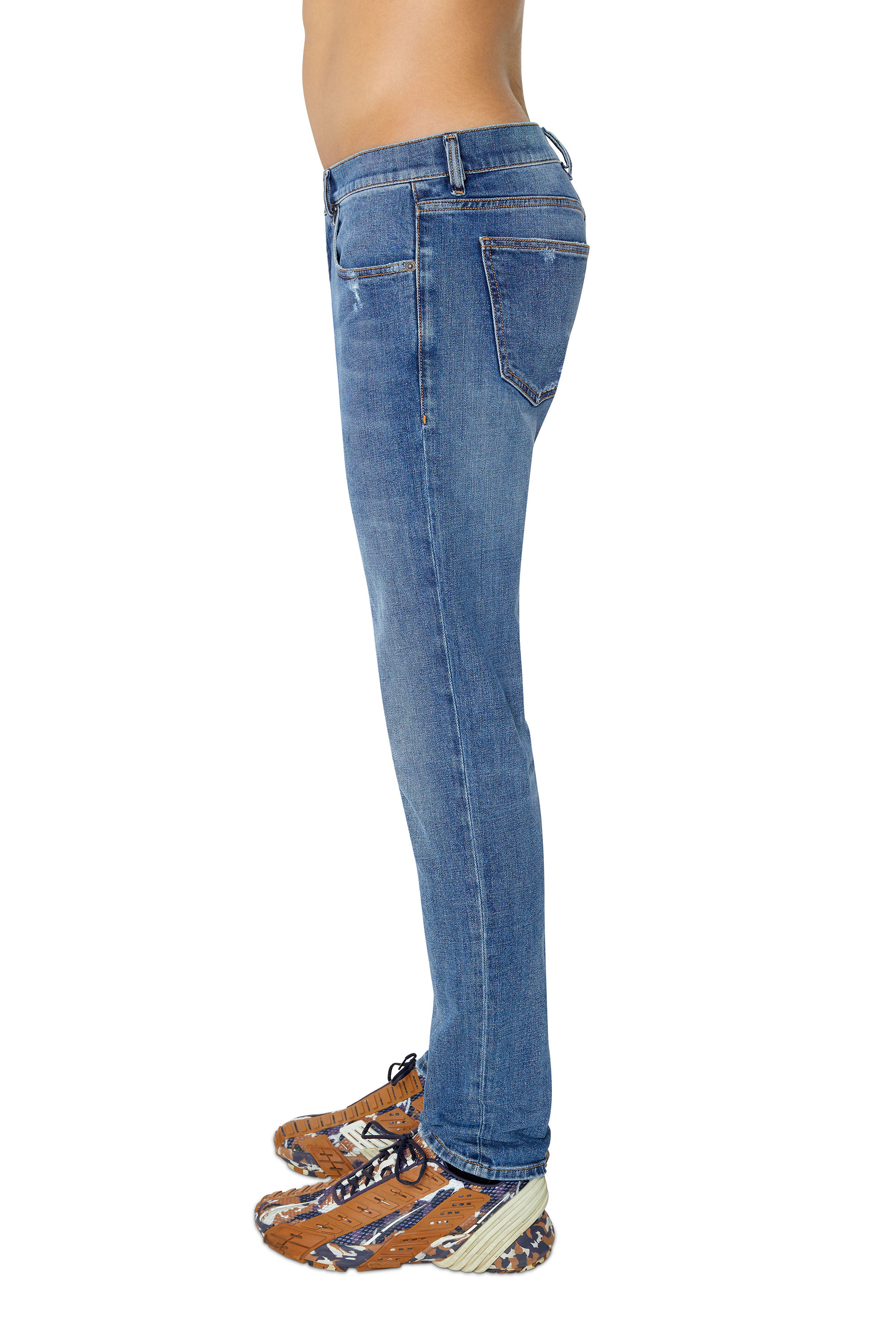 Diesel - Slim Jeans 2019 D-Strukt 09E44, ミディアムブルー - Image 5
