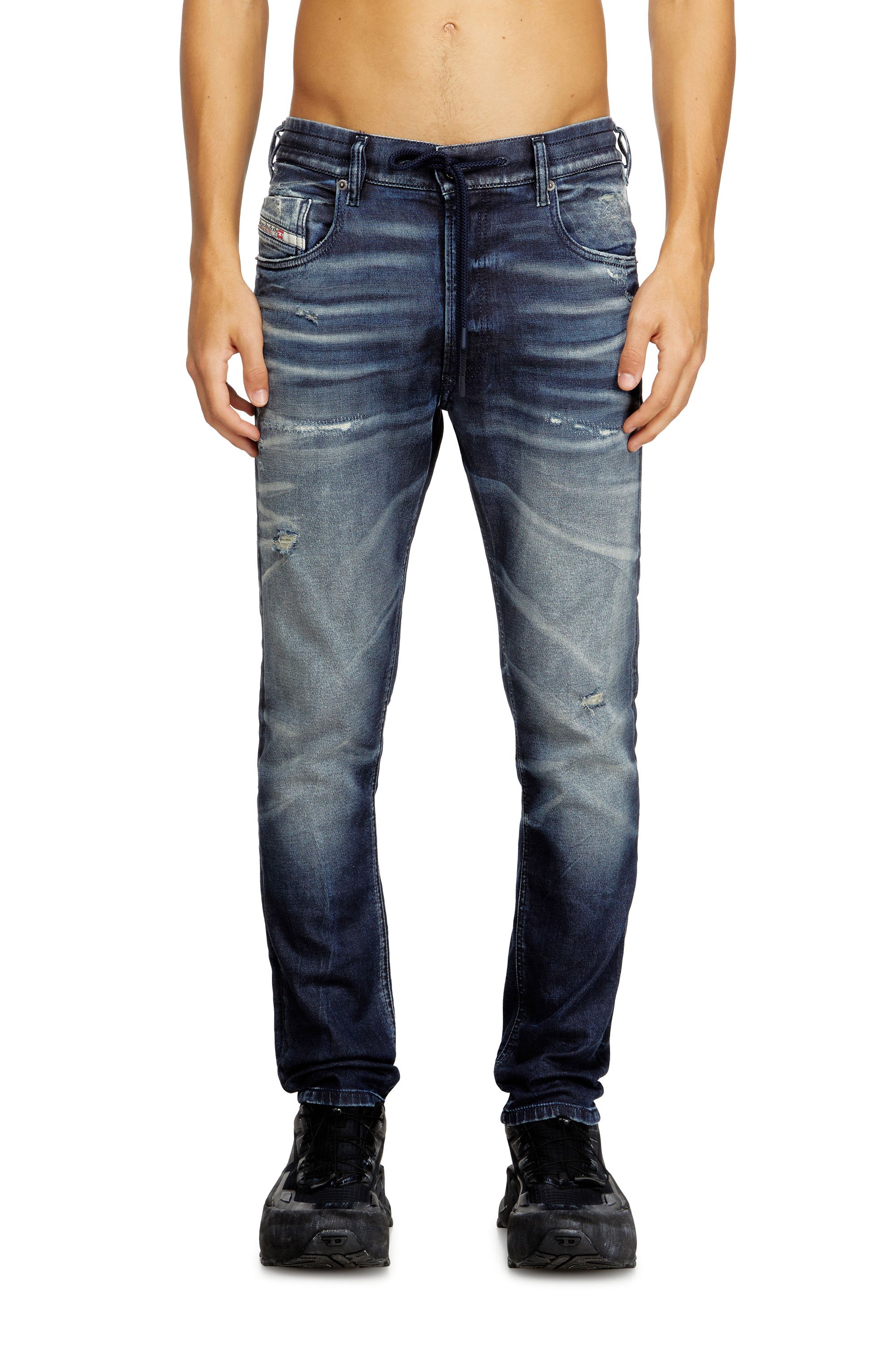 Diesel - Male's Regular 2032 D-Krooley Joggjeans&reg; 068UD, ダークブルー - 1