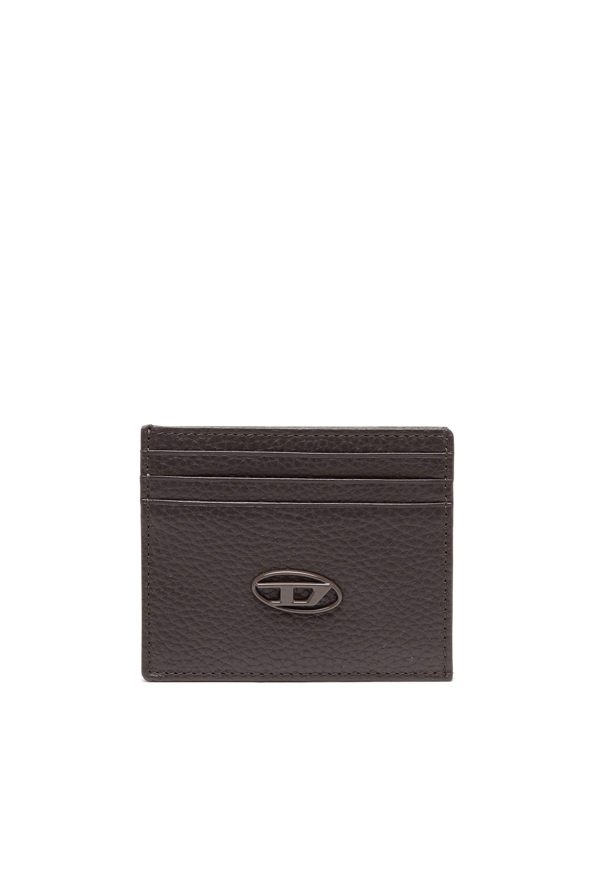 Diesel - CARD CASE, Male's カウレザーカードケース in Brown - 1