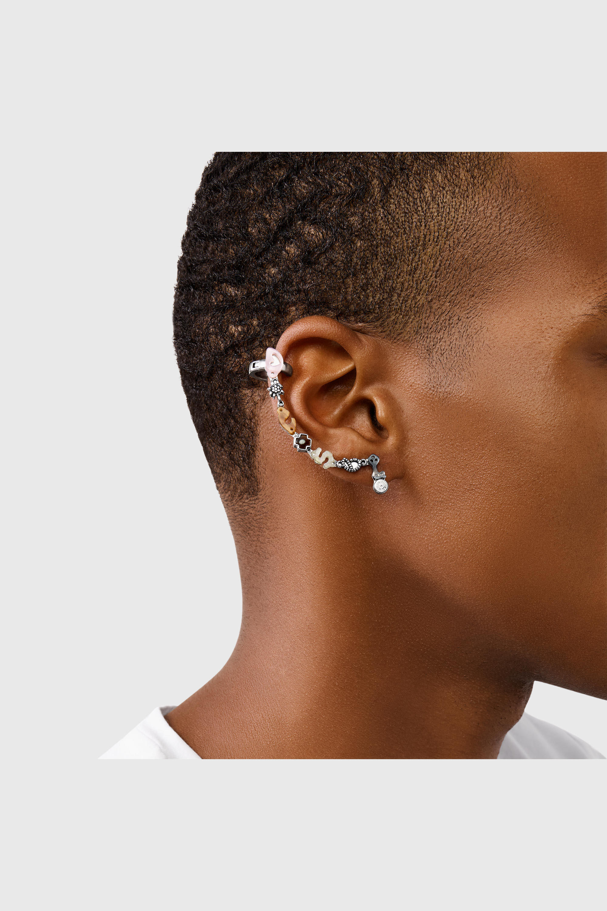 Diesel - DX1563040 JEWEL, Unisex's イヤーカフ in マルチカラー - 4