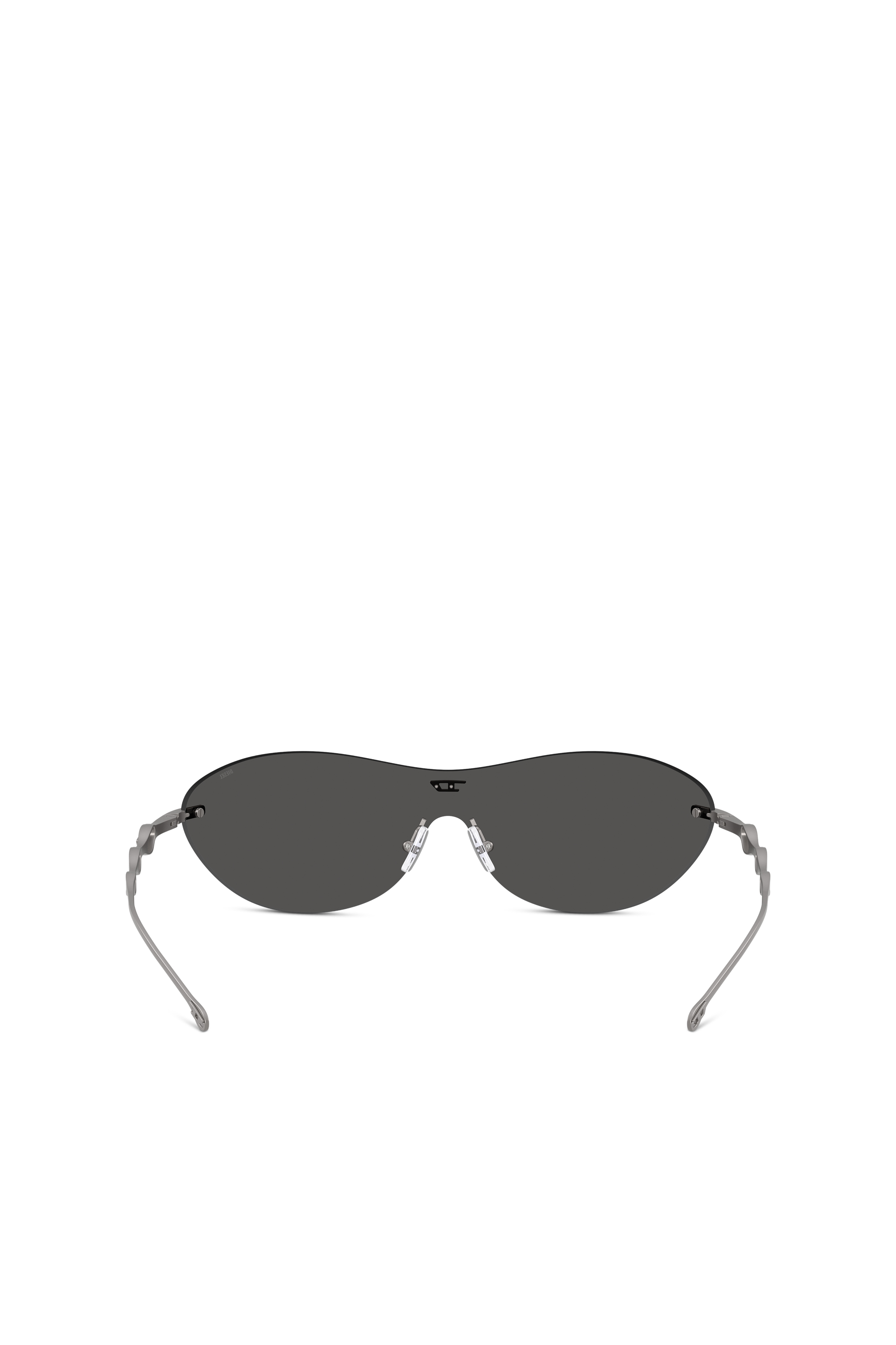 Diesel - 0DL1006 SIZE 35, Unisex's Iconic oval sunglasses in ダークグレー - 3