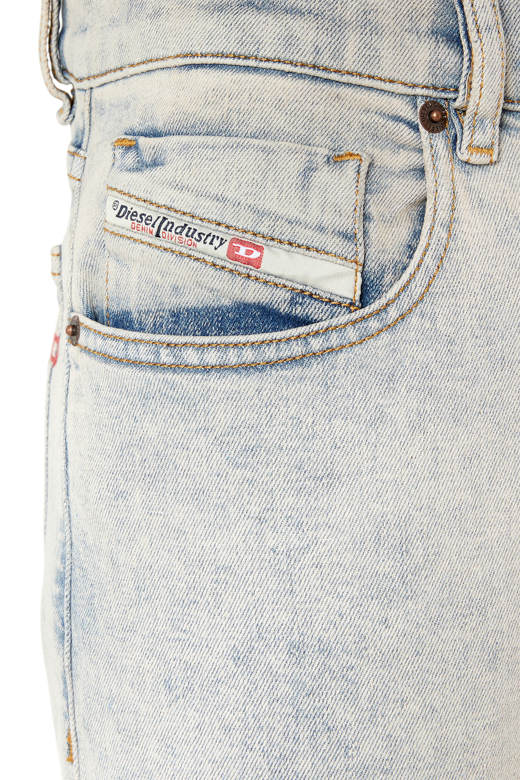 Diesel - Slim Jeans 2019 D-Strukt 09F12, ミディアムブルー - Image 4