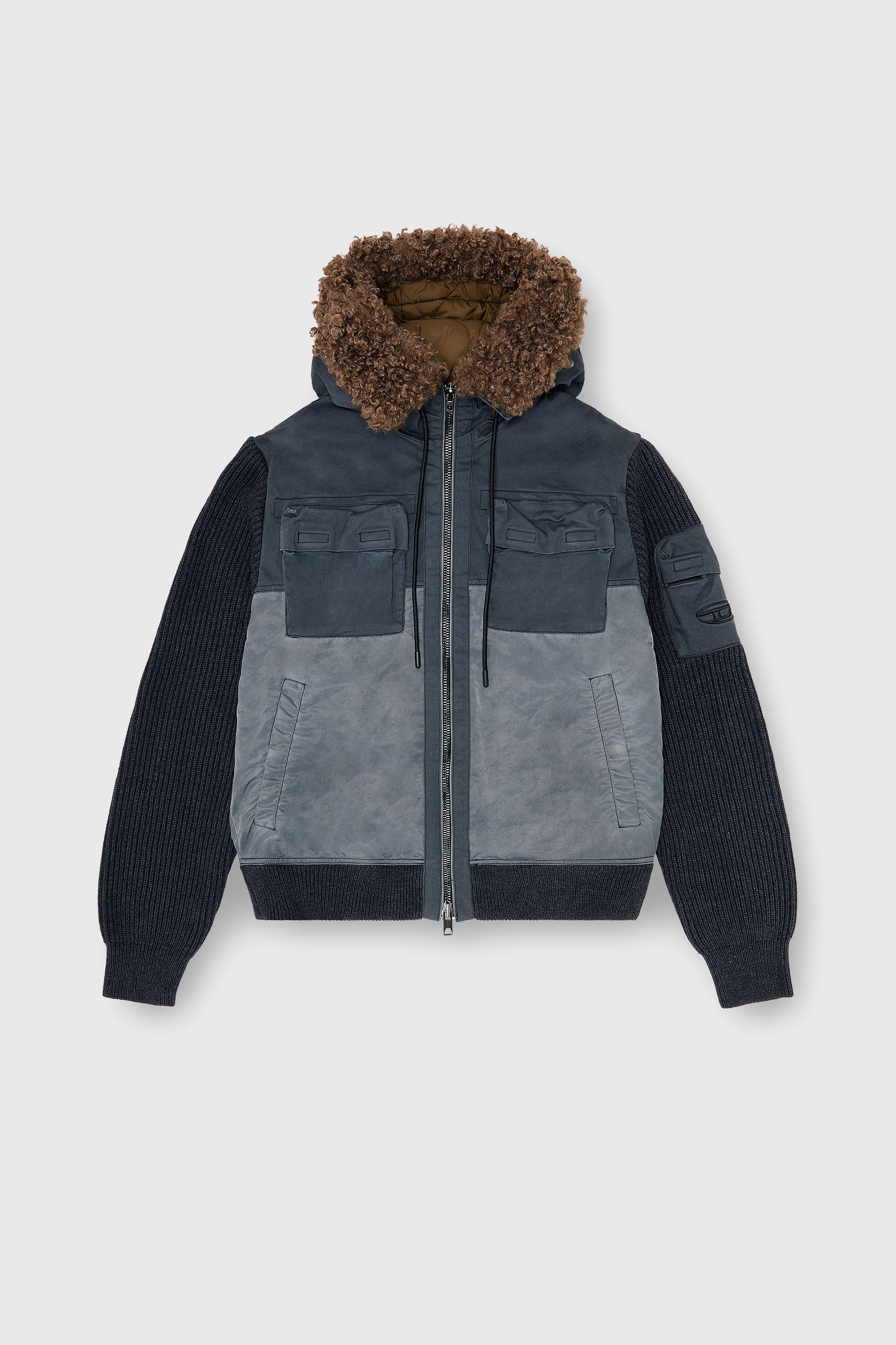 Diesel - W-DELLS, Male's ジャケット in ダークブルー - 2