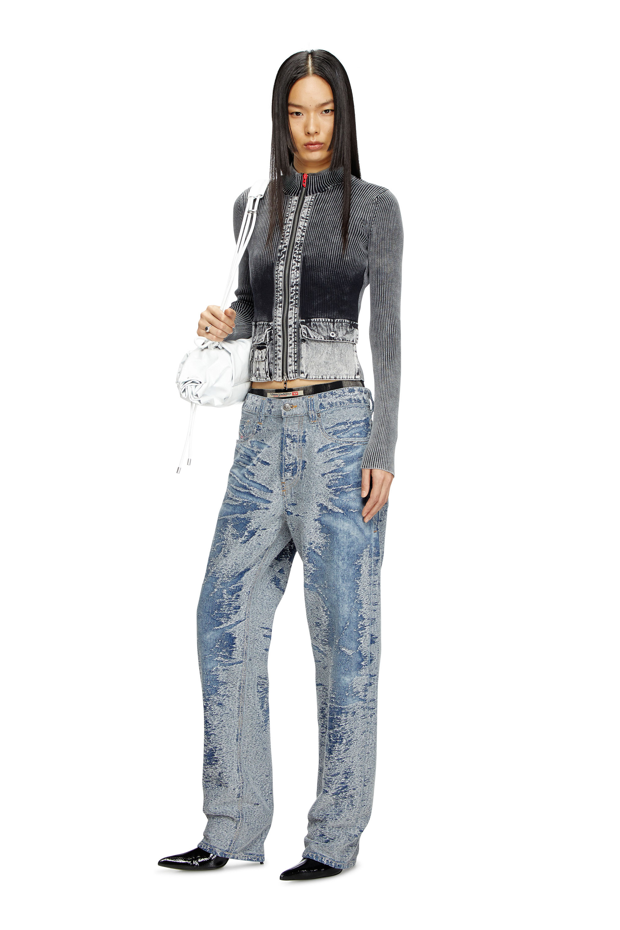 Diesel - Female's Regular Jeans 1988 D-Ark 007W4, ミディアムブルー - 1