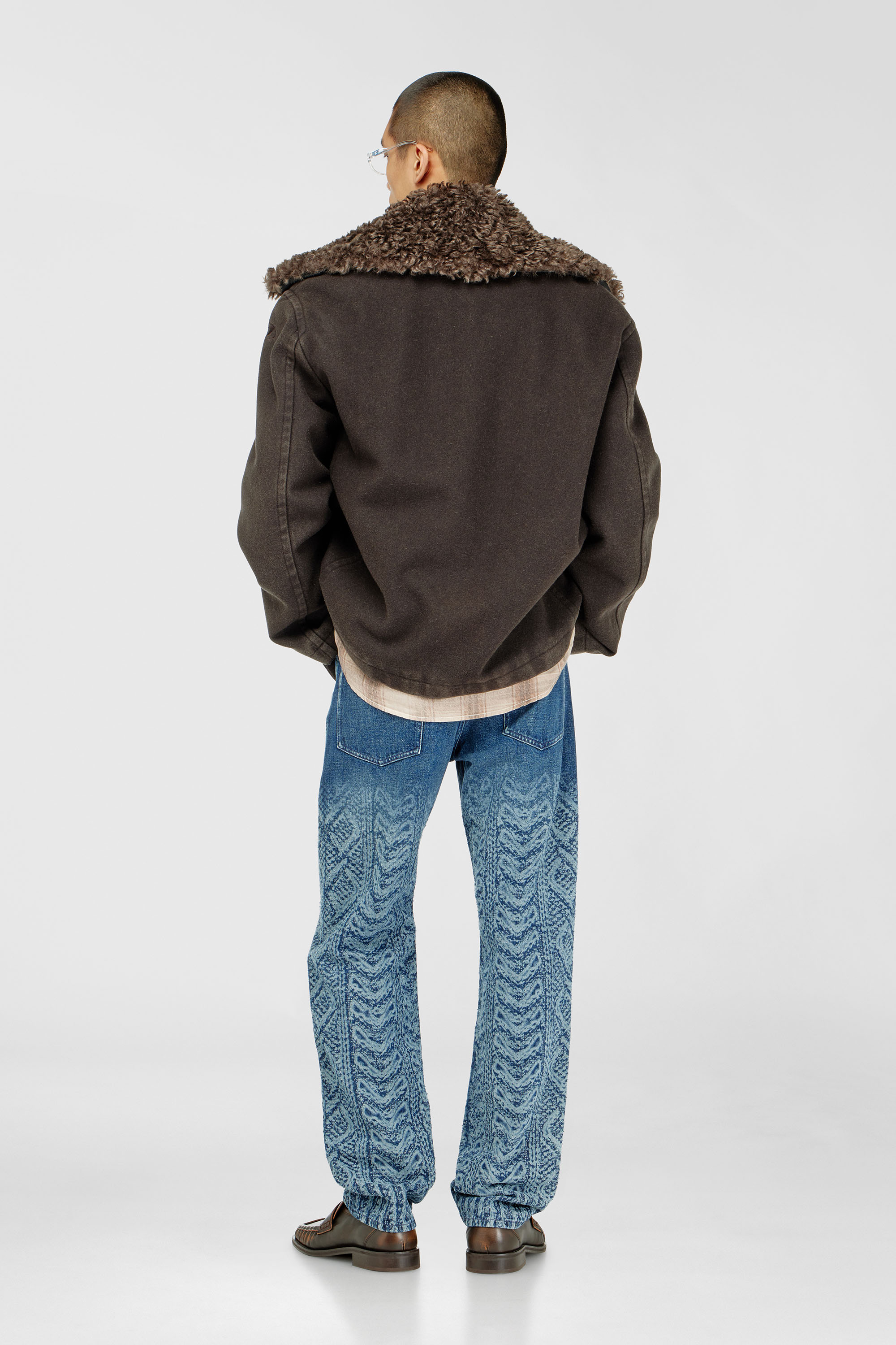 Diesel - Male's Regular Jeans 2024 D-Macs 007EV, ダークブルー - 4