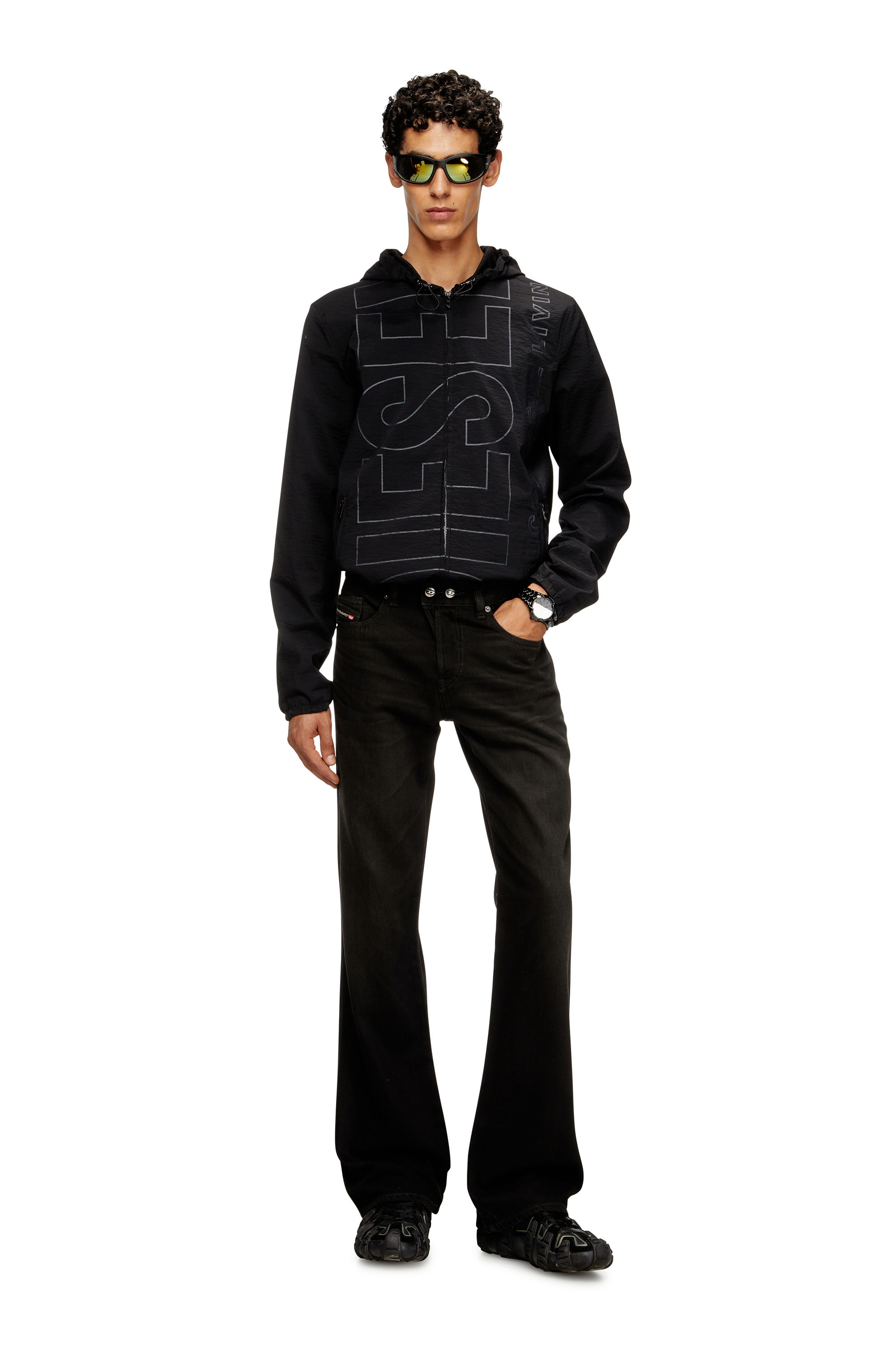 Diesel - Male's Bootcut Jeans 1998 D-Buck 09M20, ブラック/ダークグレー - 1