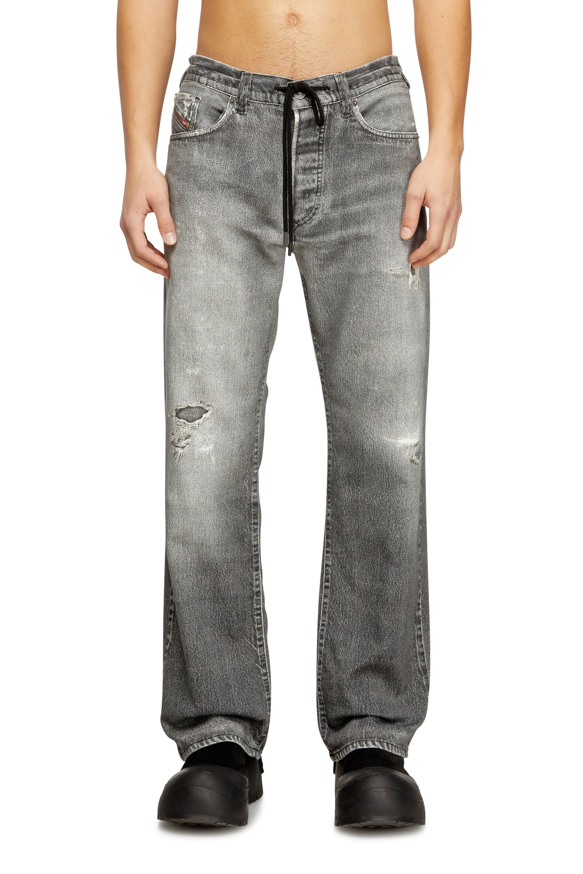 Diesel - Male's Relaxed 2080 D-Reel Joggjeans&reg; 068US, グレー - 3