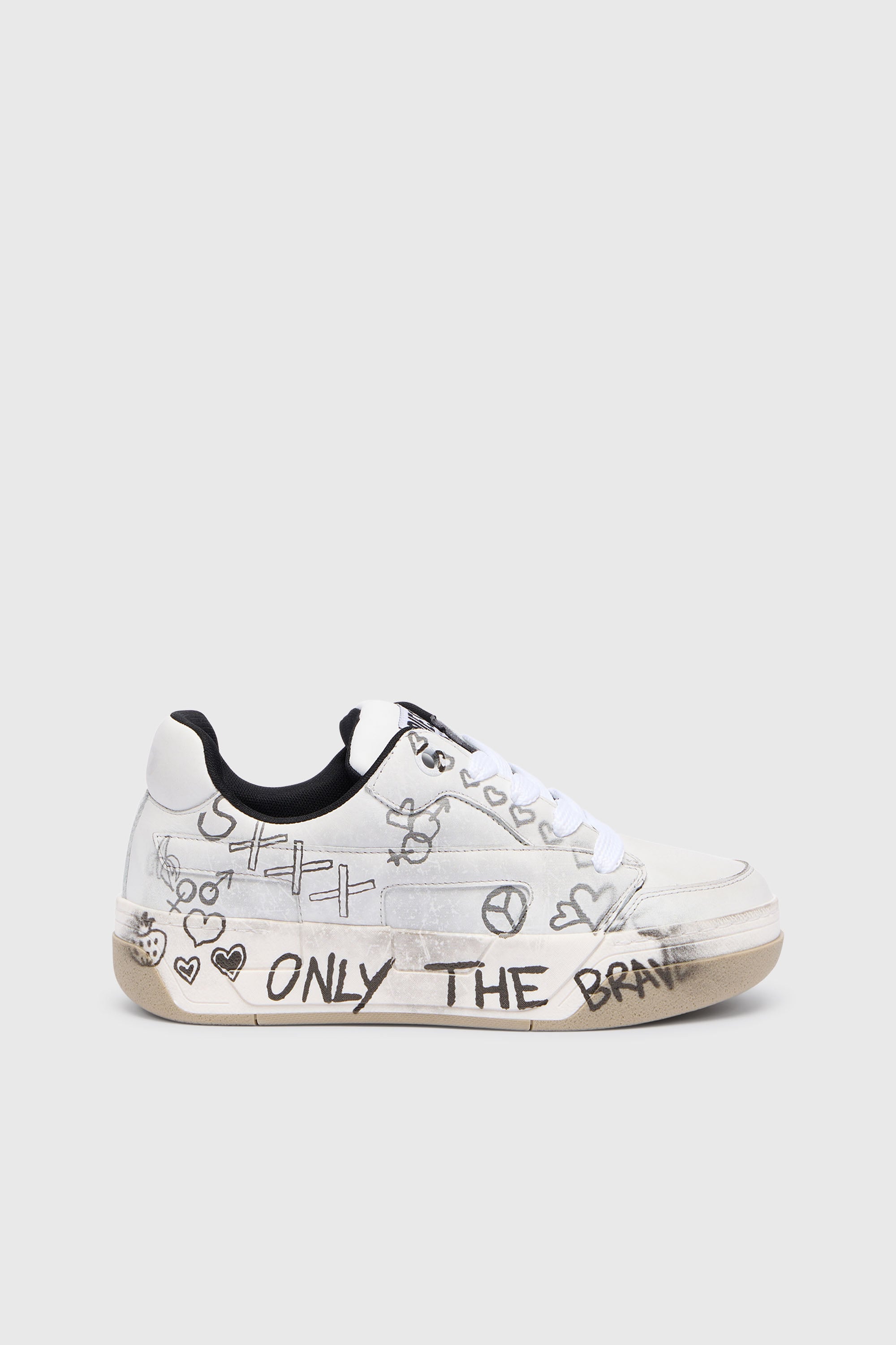 Diesel - S-D-OLLIE LOW, Male's ローカットスニーカー in ホワイト - 1