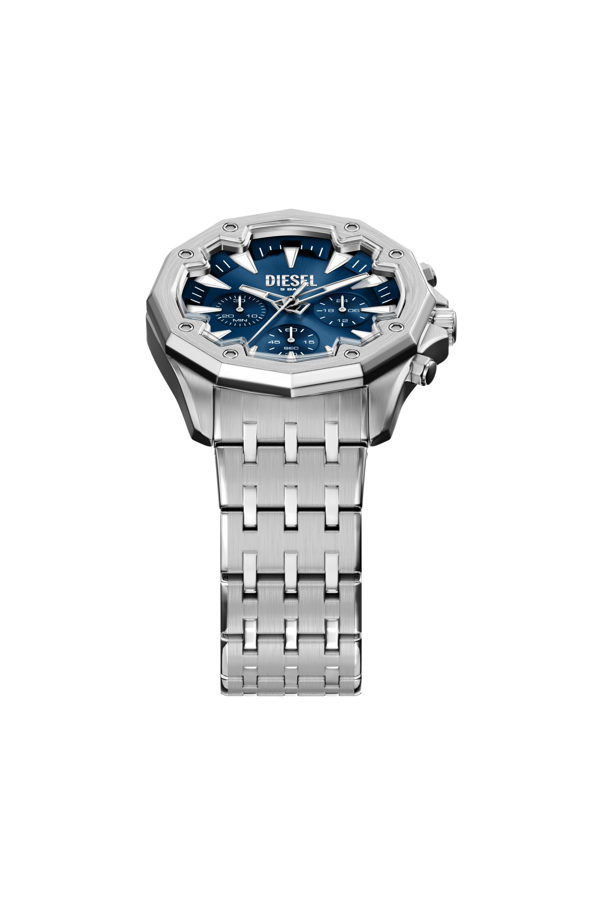 Diesel - DZ4706 WATCH, Male's Stinger Stainless Steel Watch in シルバー - 4