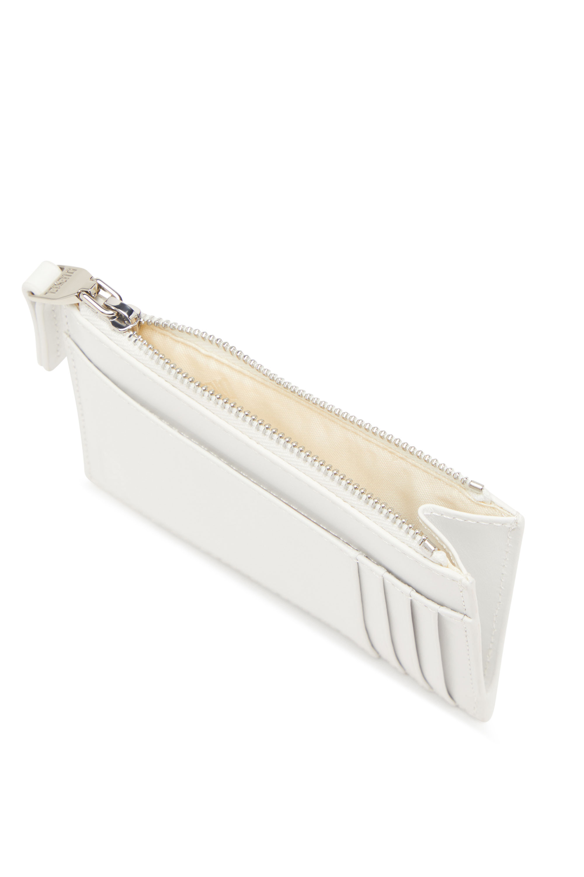 Diesel - 1DR CARD HOLDER I, Female's Card holder in leather in ホワイト - 3