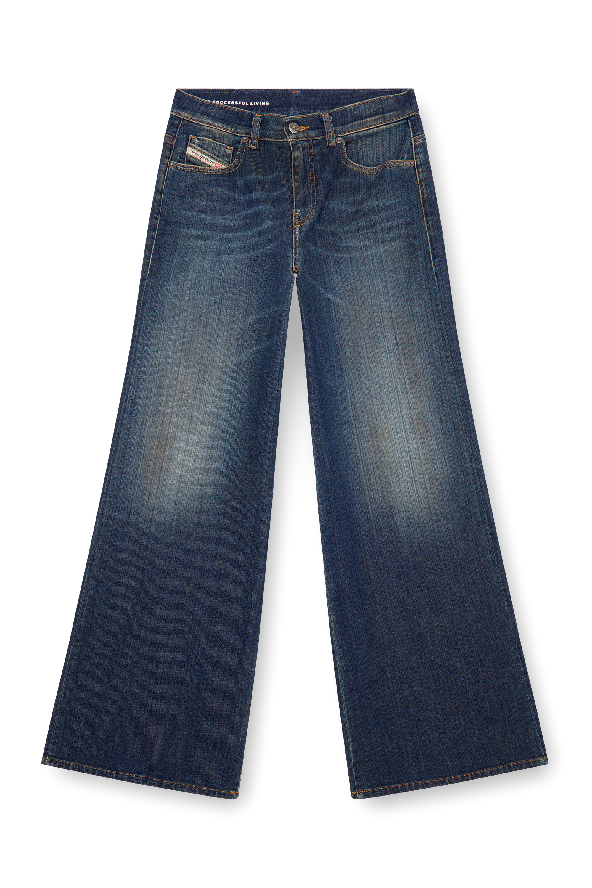Diesel - Female's Flare Jeans 1978 D-Akemi 09J45, ダークブルー - 2